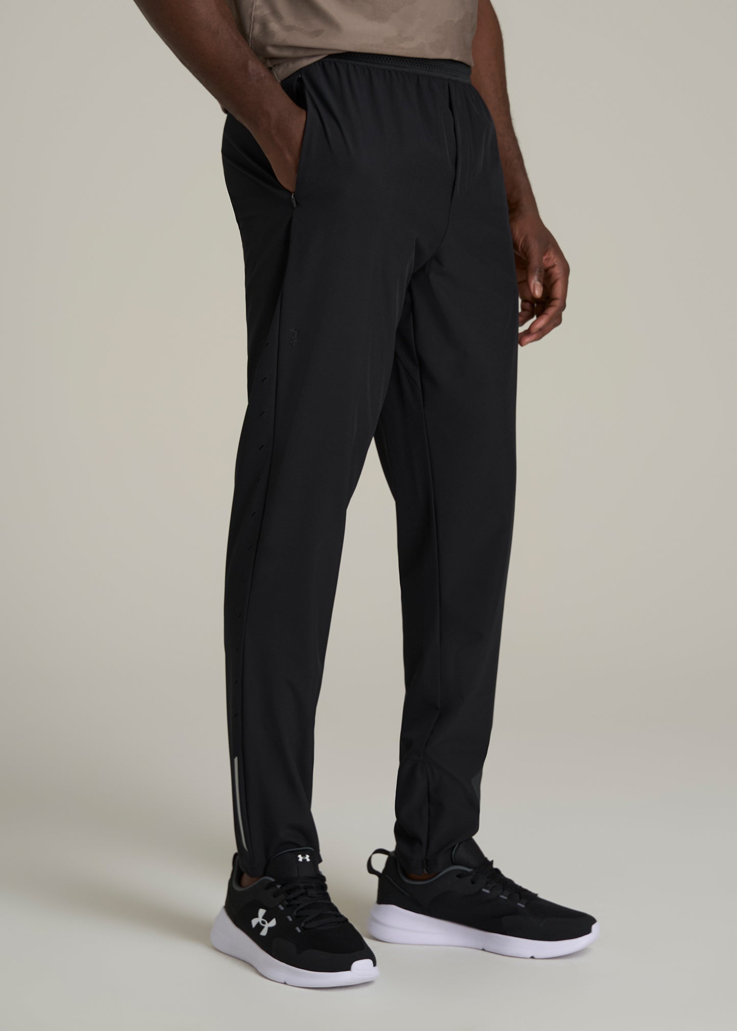 Featherweight Running Pant for Tall Men in Black