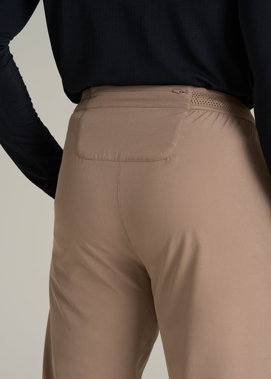 Featherweight Running Pant for Tall Men in Dark Sand