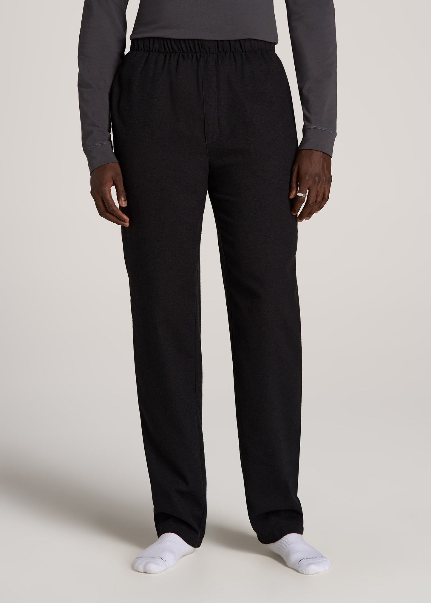 Pajama Pants for Tall Men in Charcoal Mix