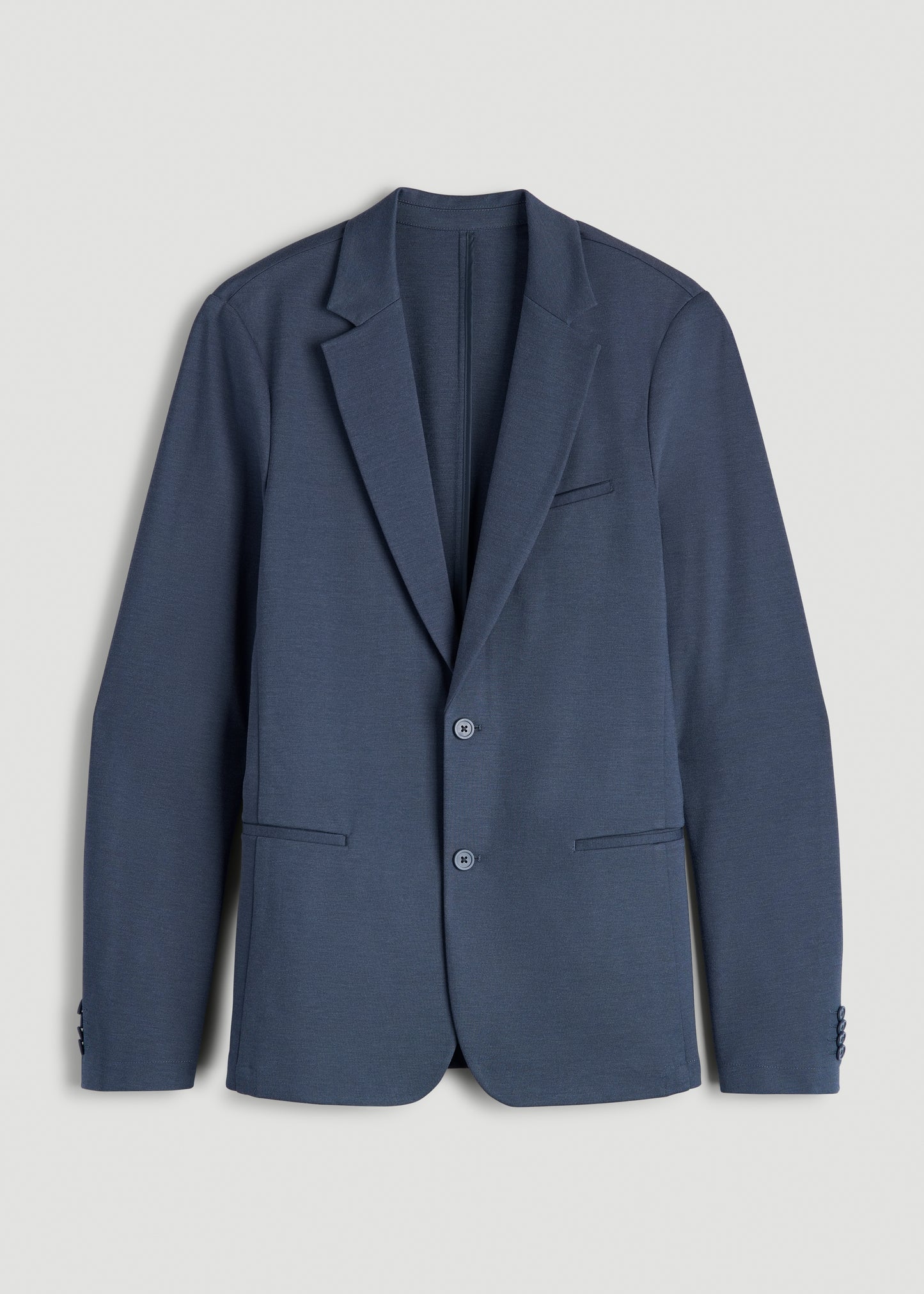 Flex Tech Suit Jacket for Tall Men in Medium Blue Nailhead