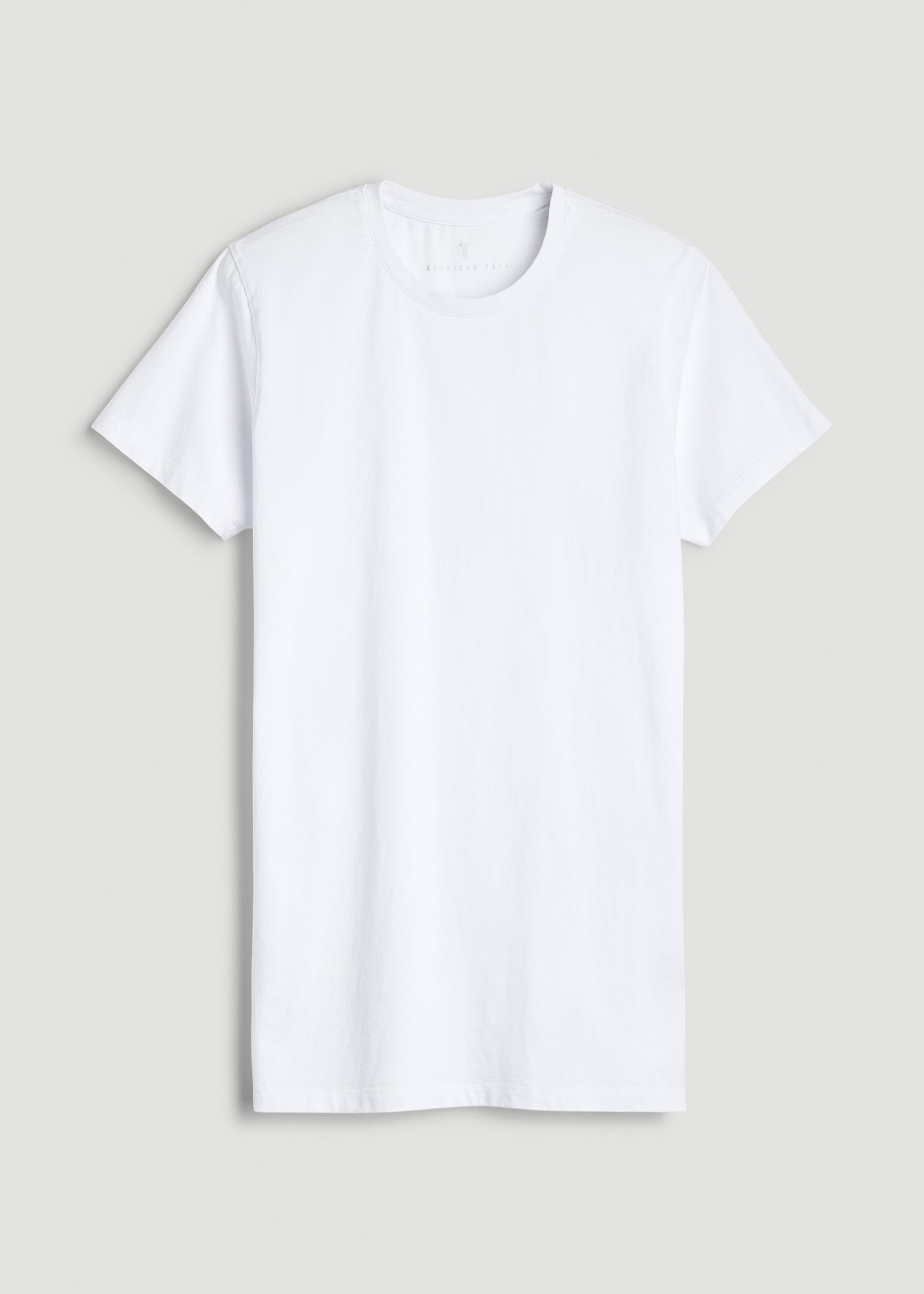 MODERN-FIT Garment Dyed Cotton Men's Tall T-Shirt in White