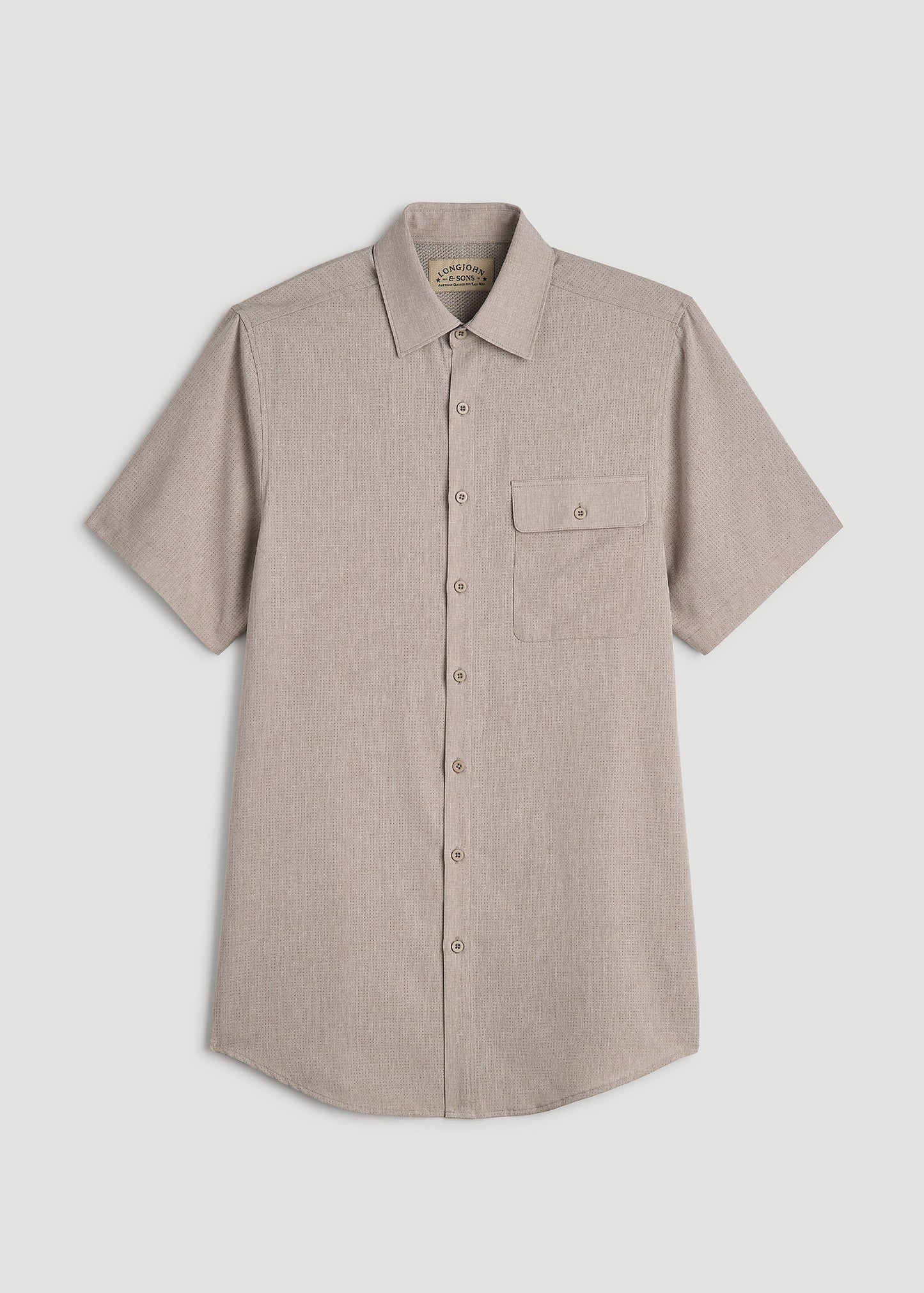 LJ&S Great Lakes Sport Shirt for Tall Men in Atmosphere