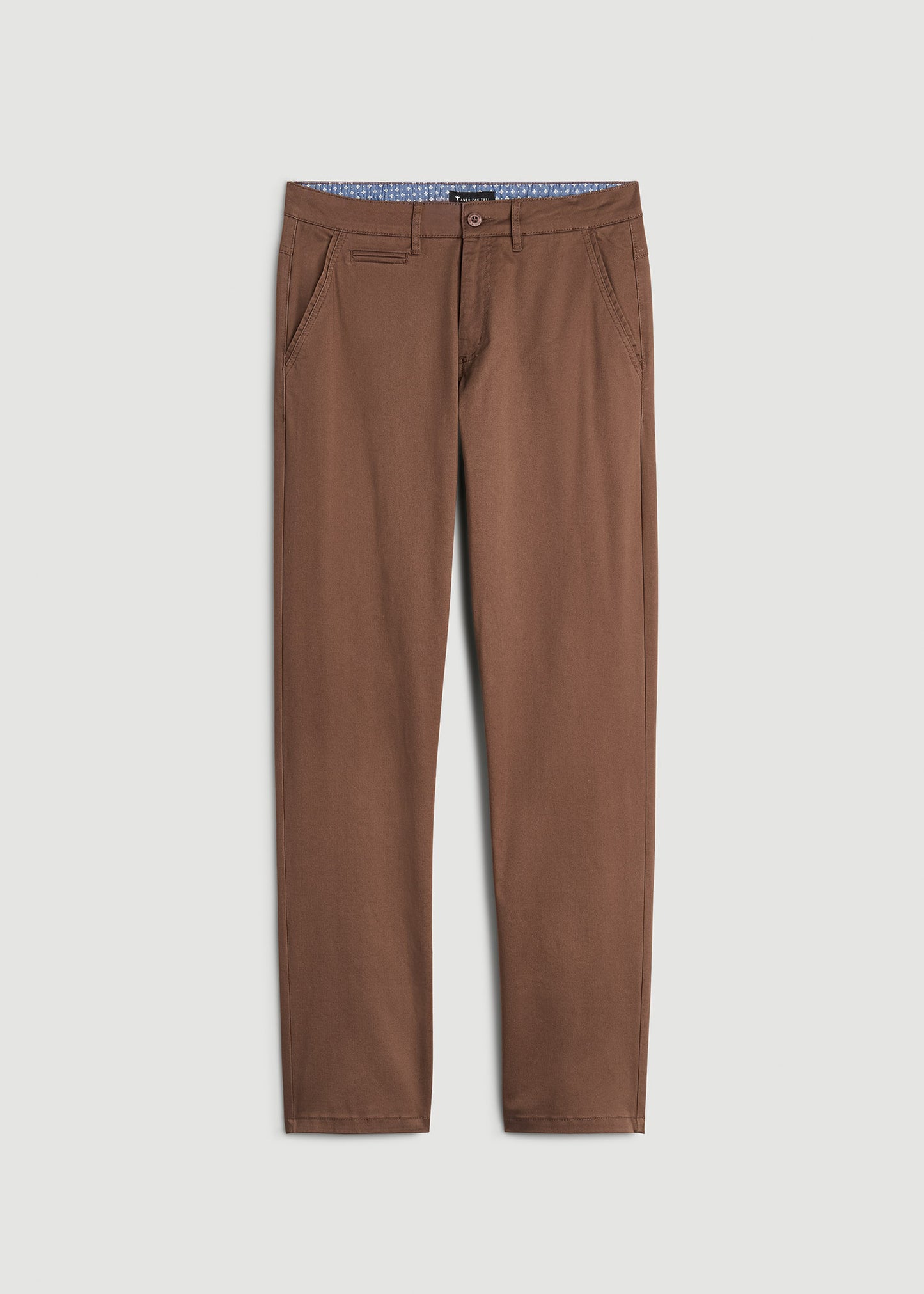 J1 STRAIGHT Leg Chinos in Otter Brown - Pants for Tall Men