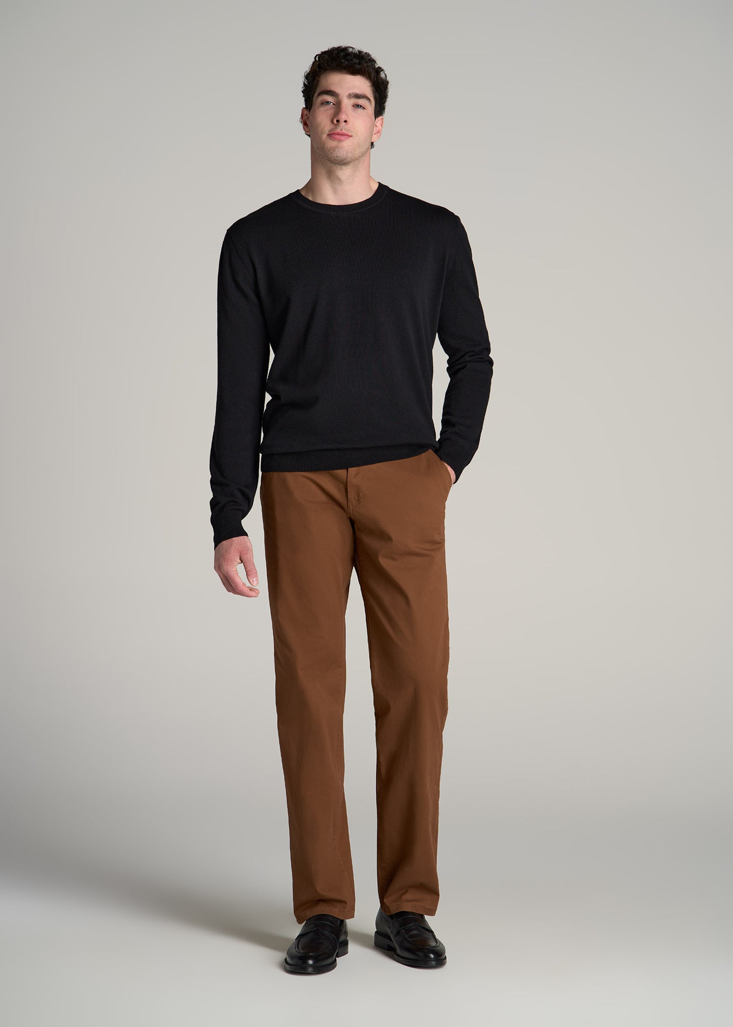 Mason RELAXED Chinos in Nutshell - Pants for Tall Men