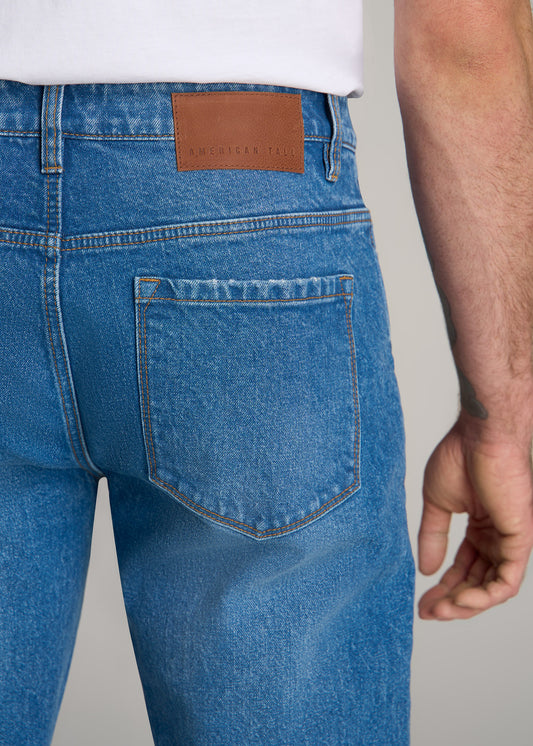 Milo RELAXED TAPERED FIT Jeans for Tall Men in Classic Mid Blue