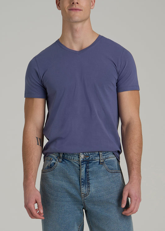 The Essential MODERN-FIT V-Neck Tee for Tall Men in Future Dusk