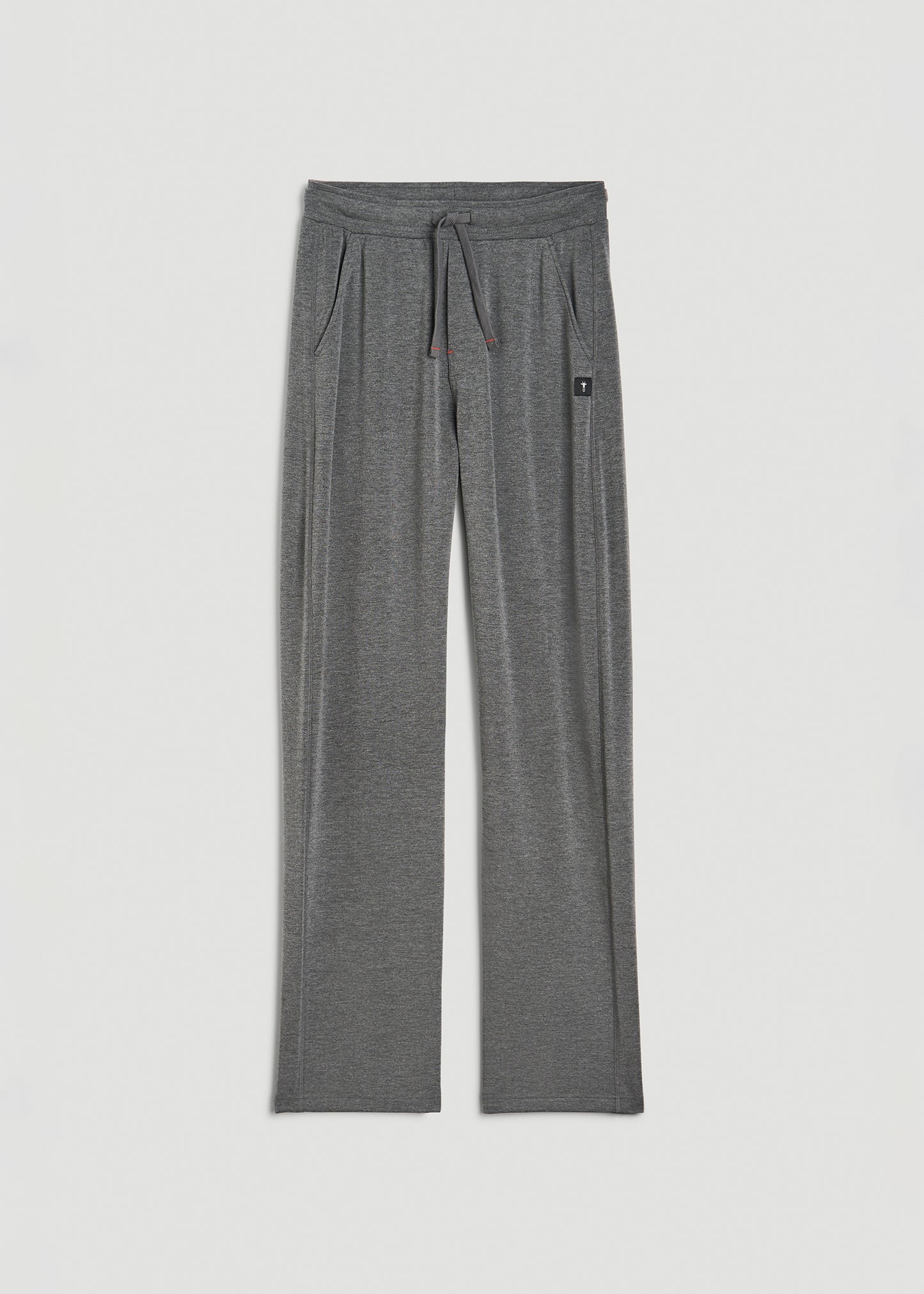 Open-Bottom Tall Men's Pajama Pants in Charcoal Mix