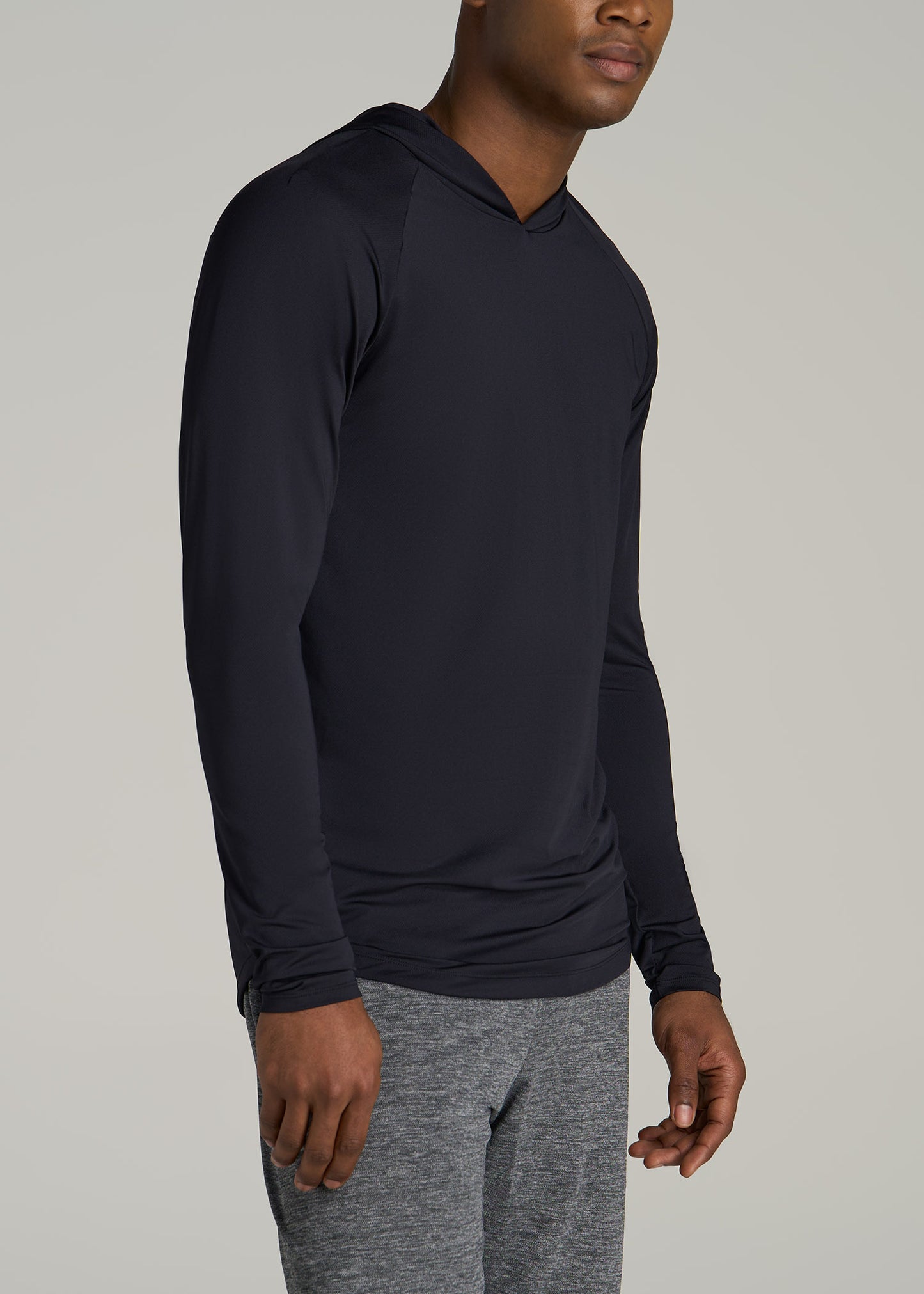 Men's A.T. Performance Training Tall Hoodie in Black