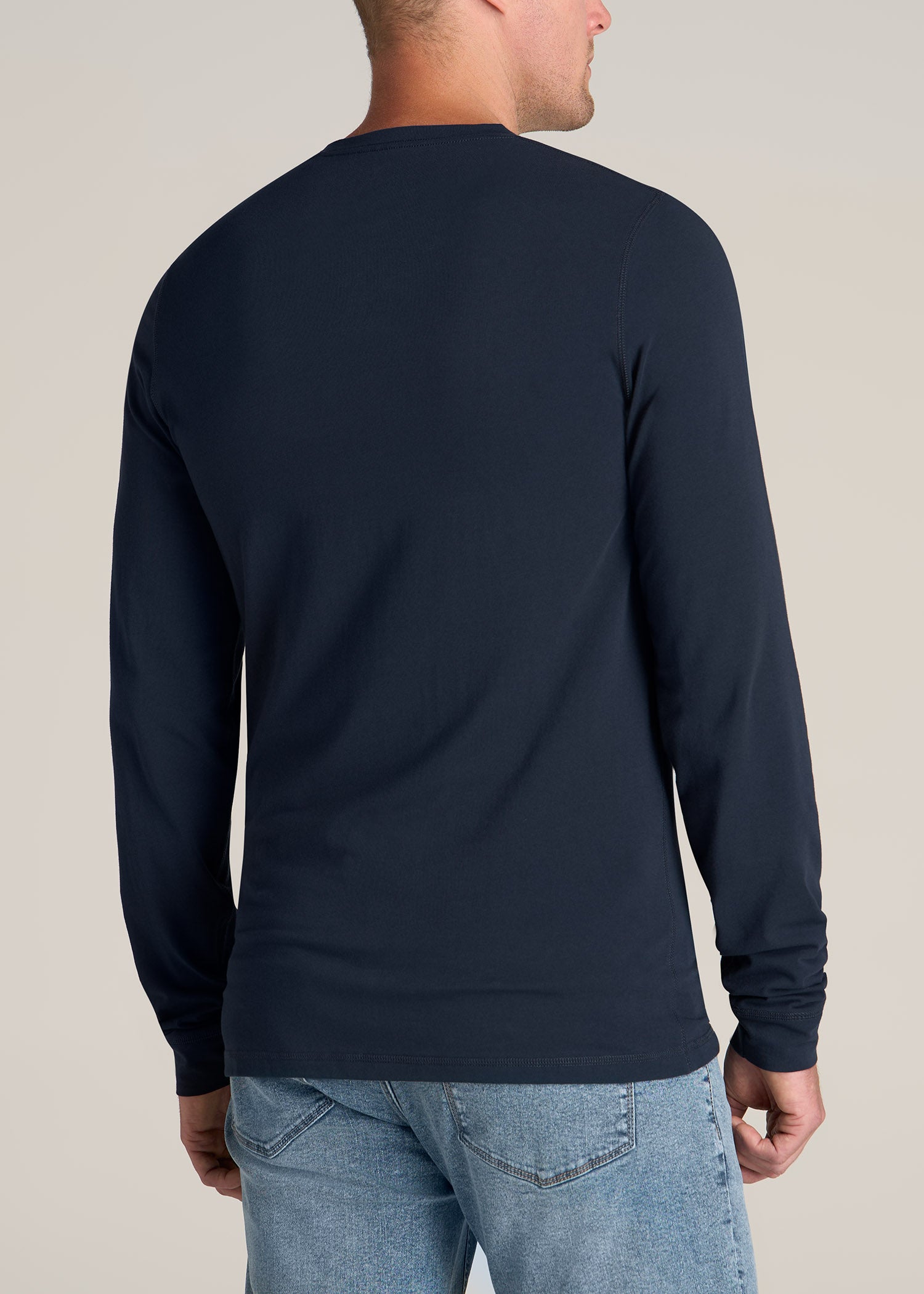 American-Tall-Men-Pima-Stretch-Knit-Henley-Evening-Blue-back