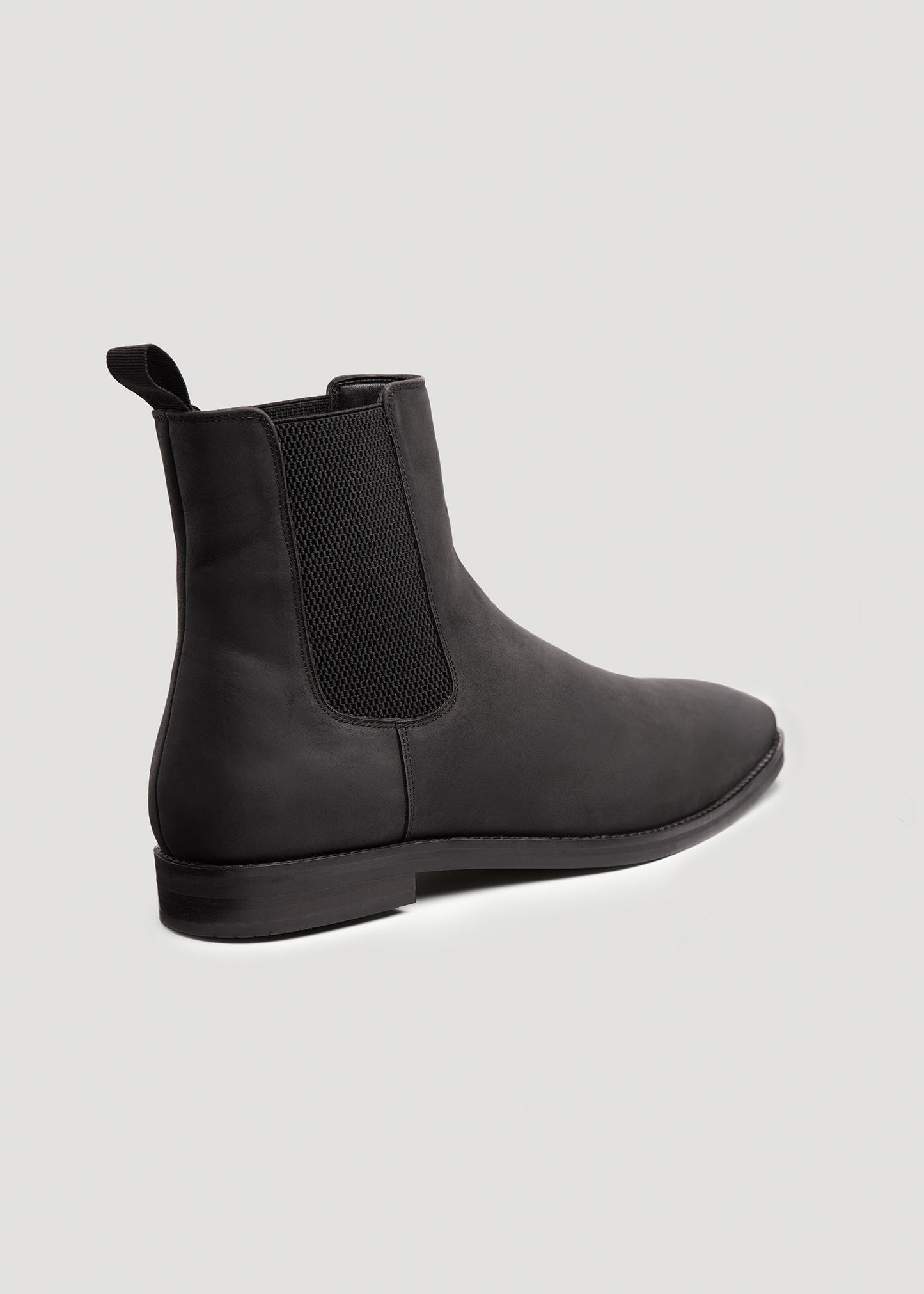 Tall Men's Pull-On Boots in Vintage Black