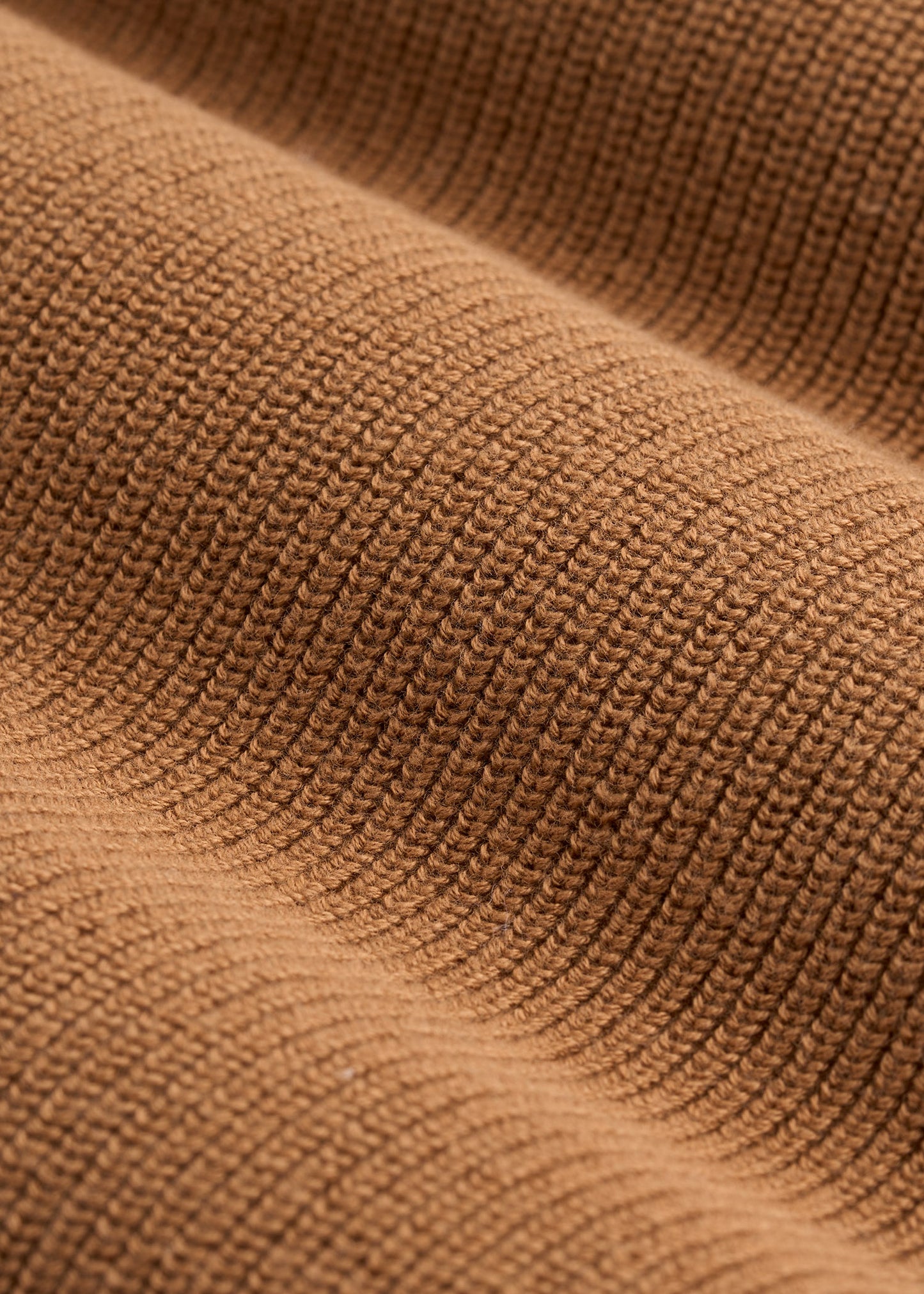 Purl Knit Tall Men's Polo Sweater in Camel