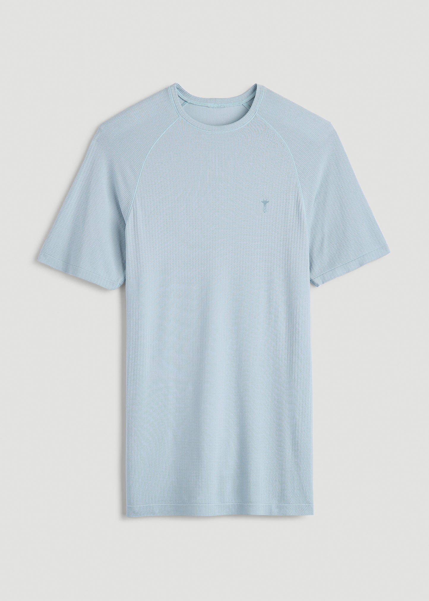 Vented Training Top for Tall Men in Ice Blue