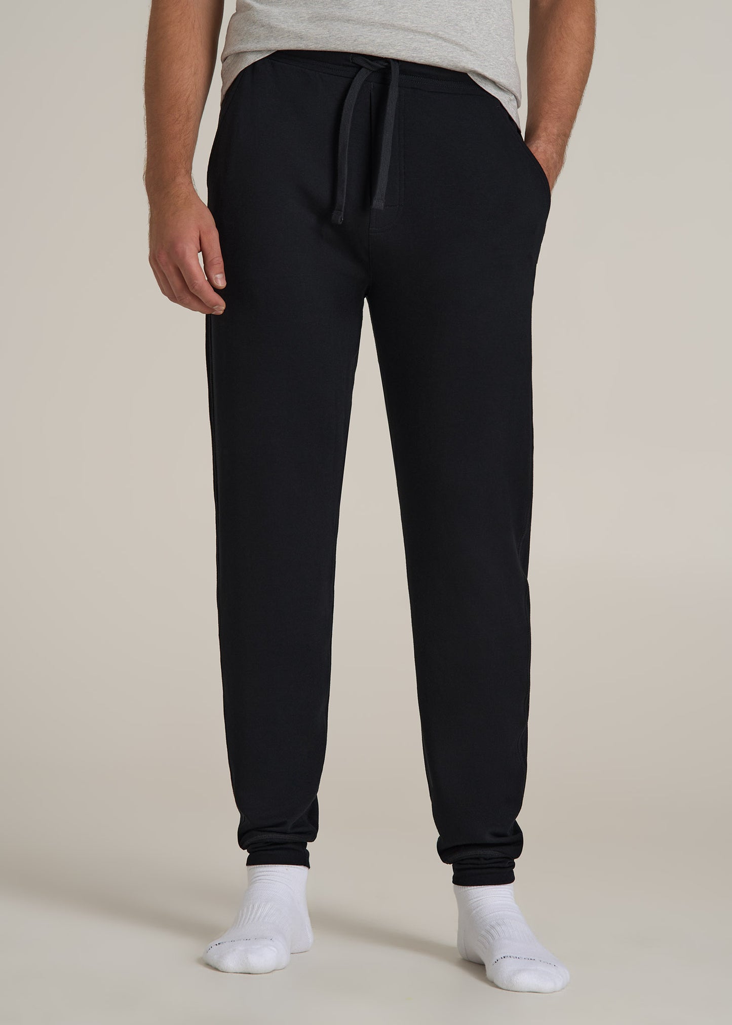 Sleep Joggers for Tall Men in Black