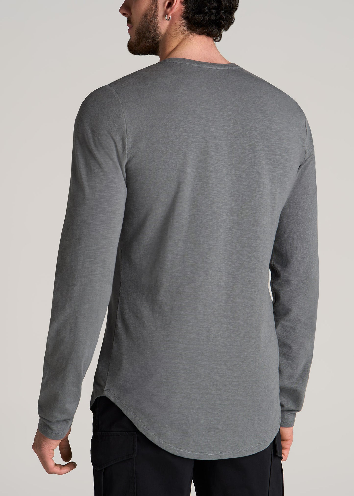 American-Tall-Men-Slub-Long-Sleeve-Scoop-Tee-Charcoal-back