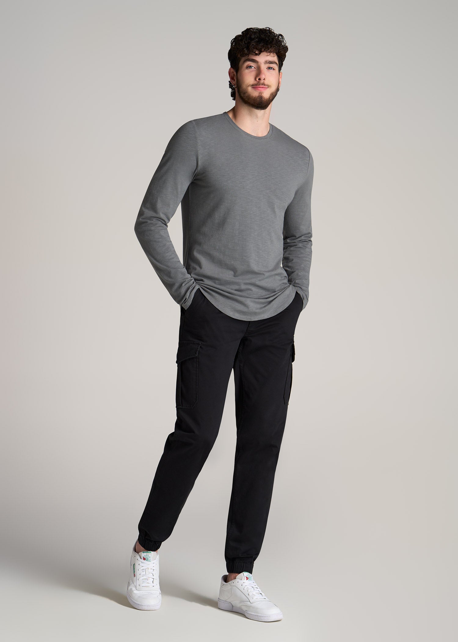 American-Tall-Men-Slub-Long-Sleeve-Scoop-Tee-Charcoal-full