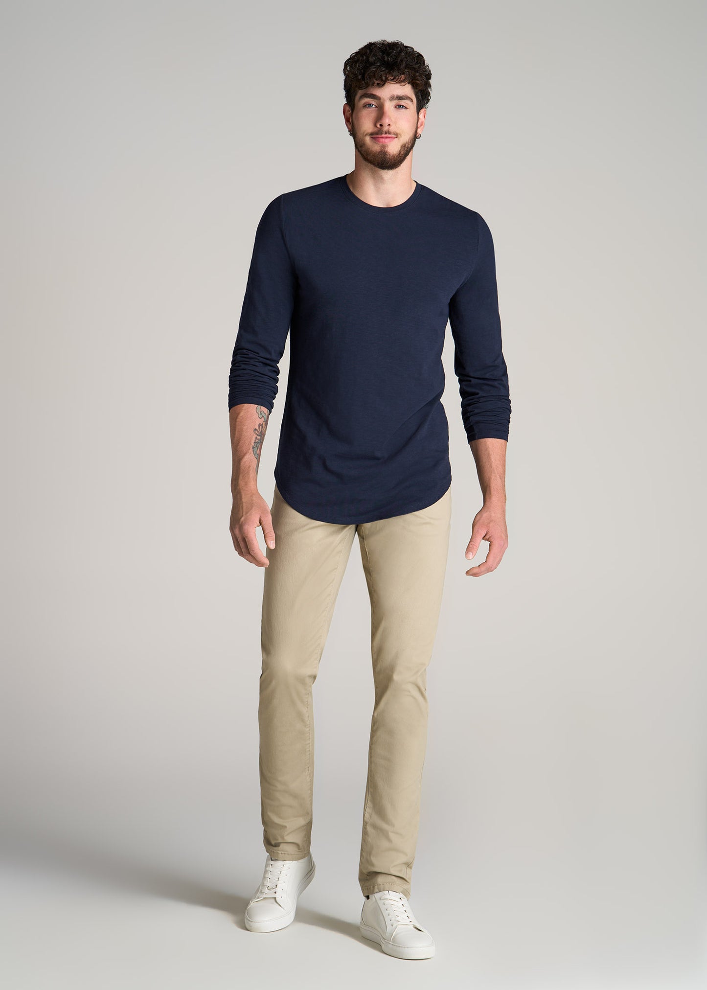 American-Tall-Men-Slub-Long-Sleeve-Scoop-Tee-Evening-Blue-full