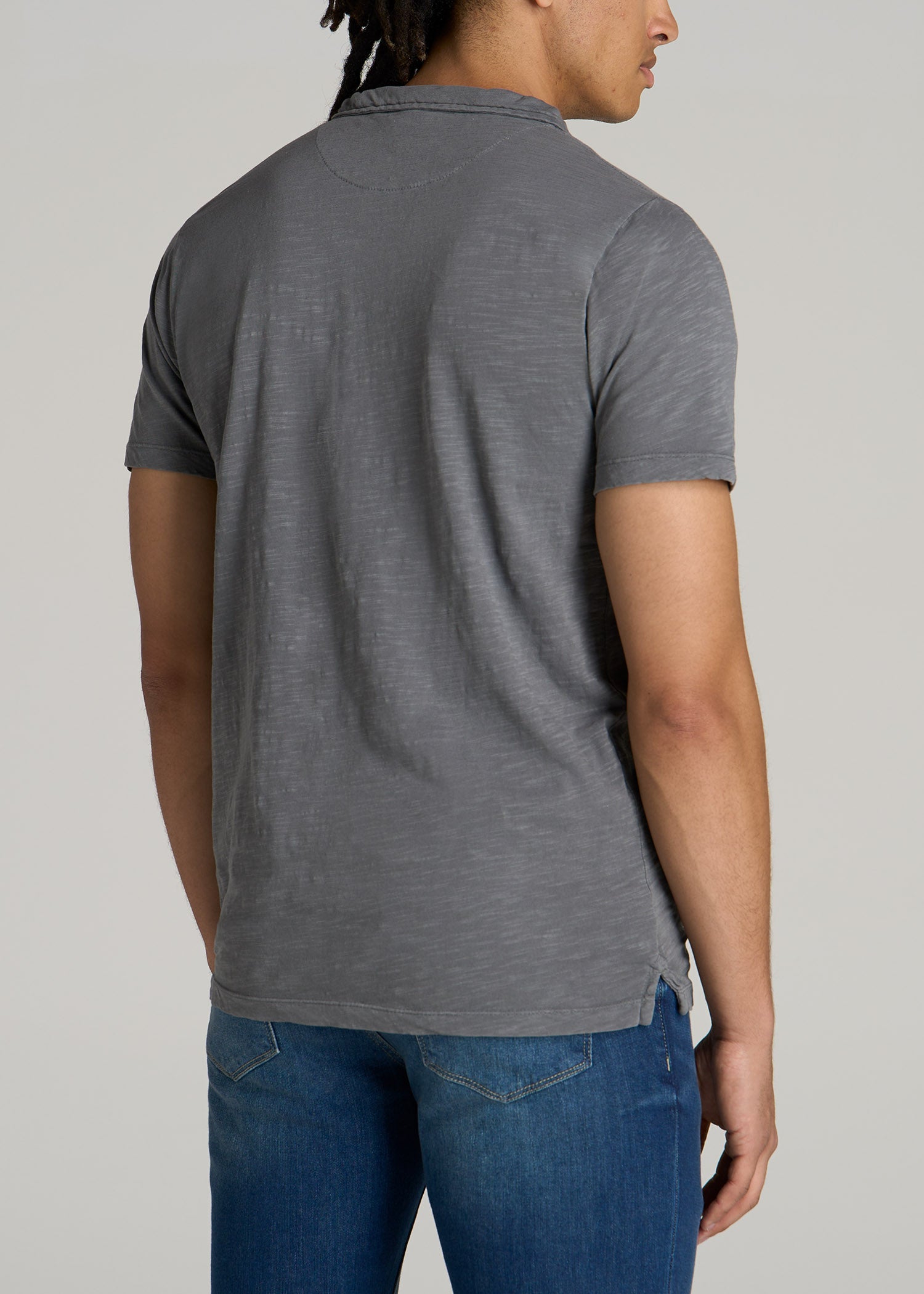 American-Tall-Men-Slub-Polo-Shirt-Slate-back