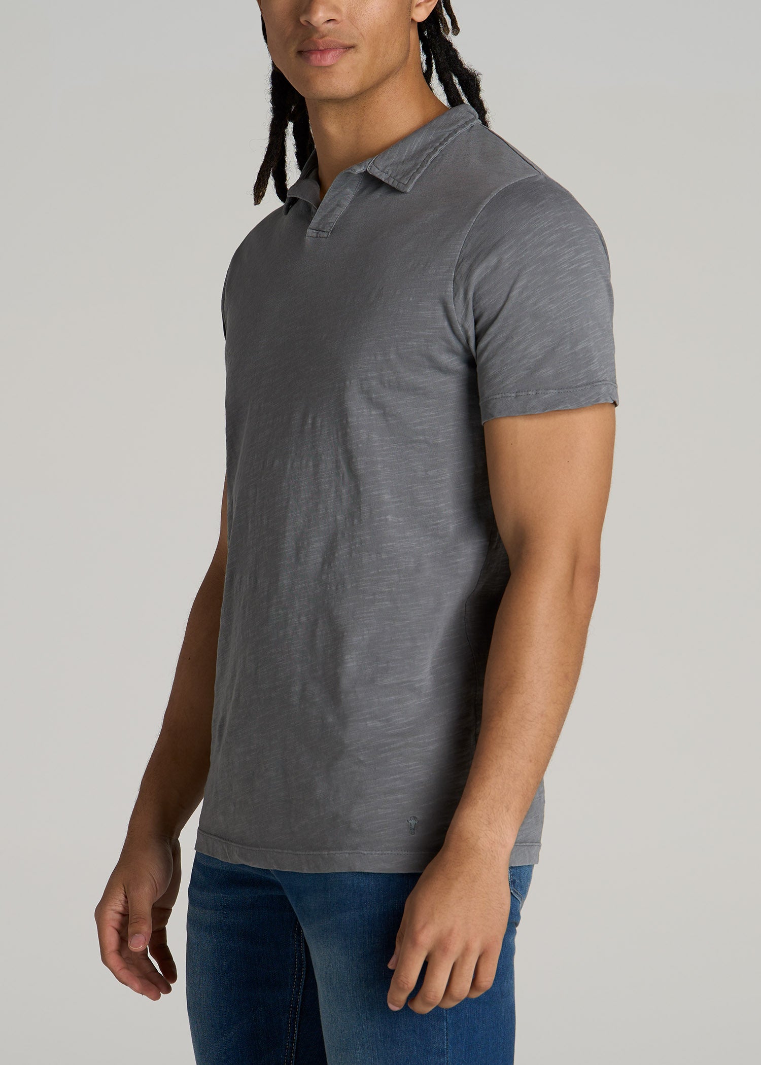 American-Tall-Men-Slub-Polo-Shirt-Slate-side