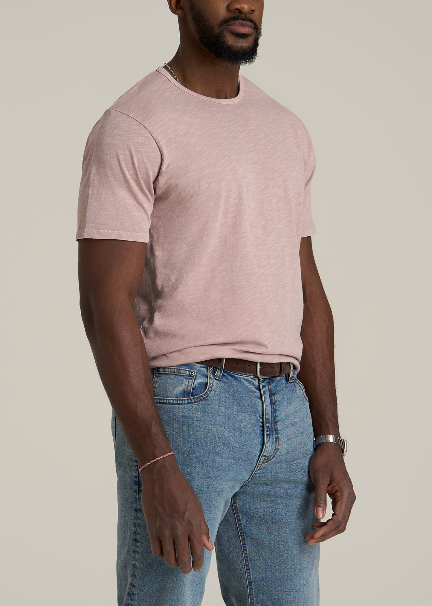 REGULAR-FIT Slub Tee in Desert Rose - Tall Men's Shirts