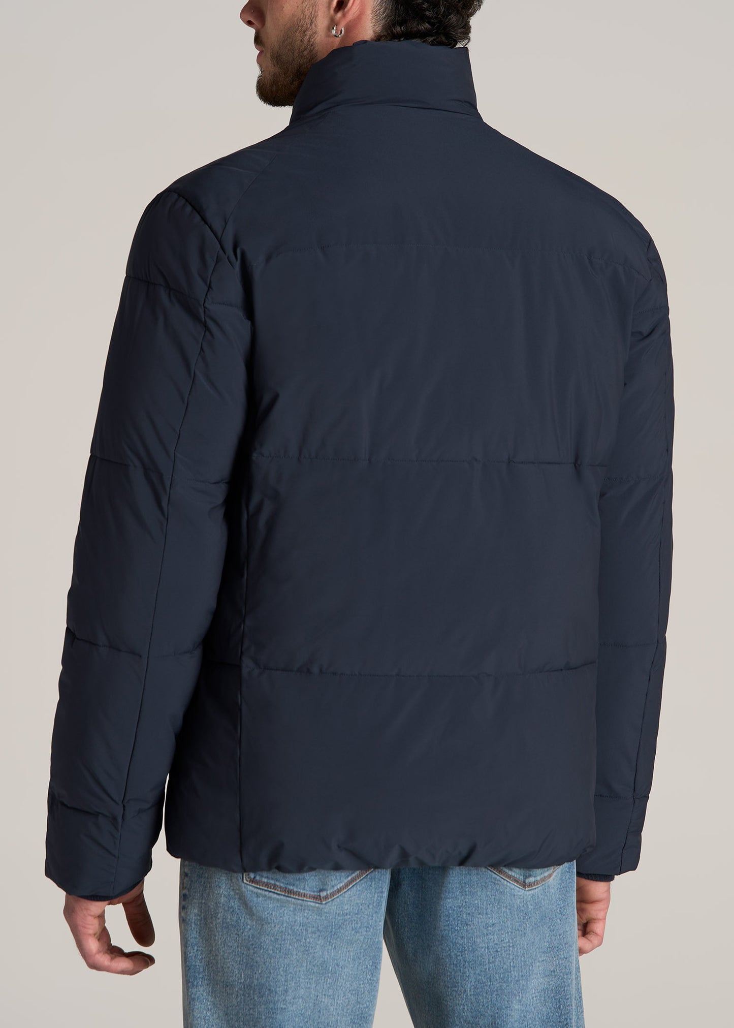 American-Tall-Men-Stand-Collar-Puffer-Coat-Evening-Blue-back