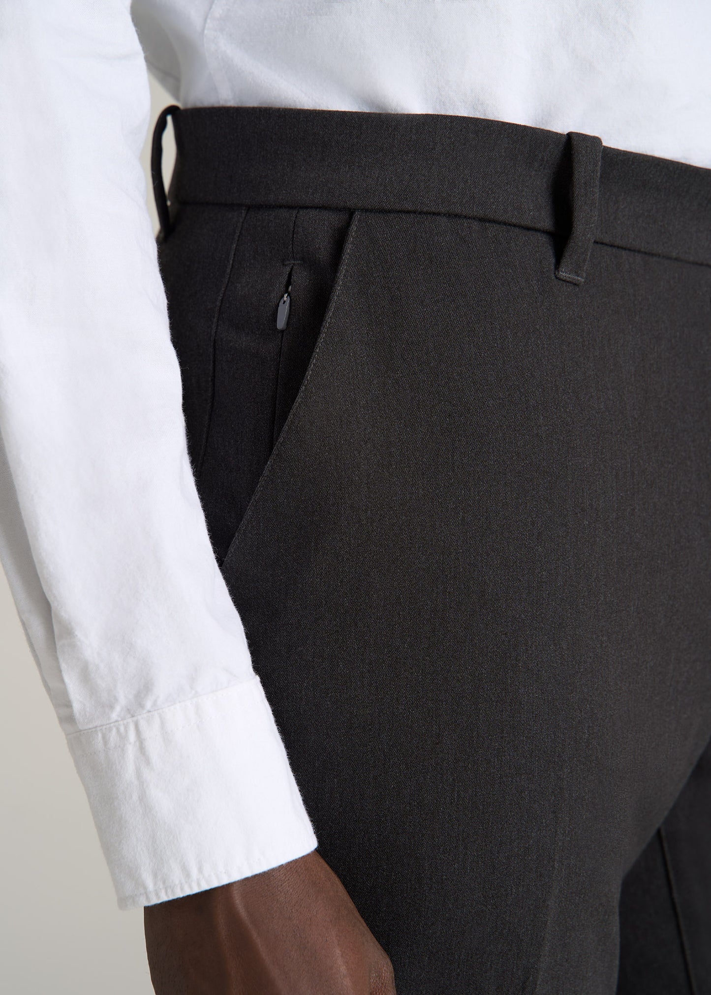 American-Tall-Men-Stretch-Dress-Pants-Charcoal-Heather-detail