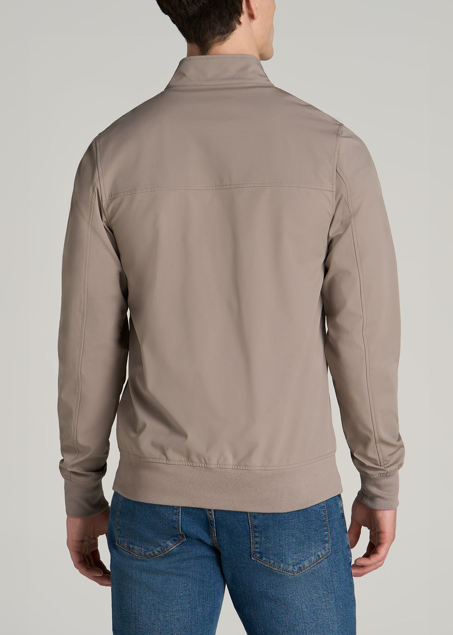 Motion Bomber Jacket for Tall Men in Portobello