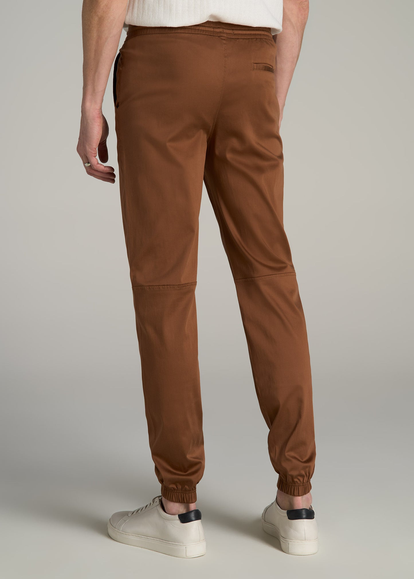 Stretch Twill Tall Men's Jogger Pants in Nutshell