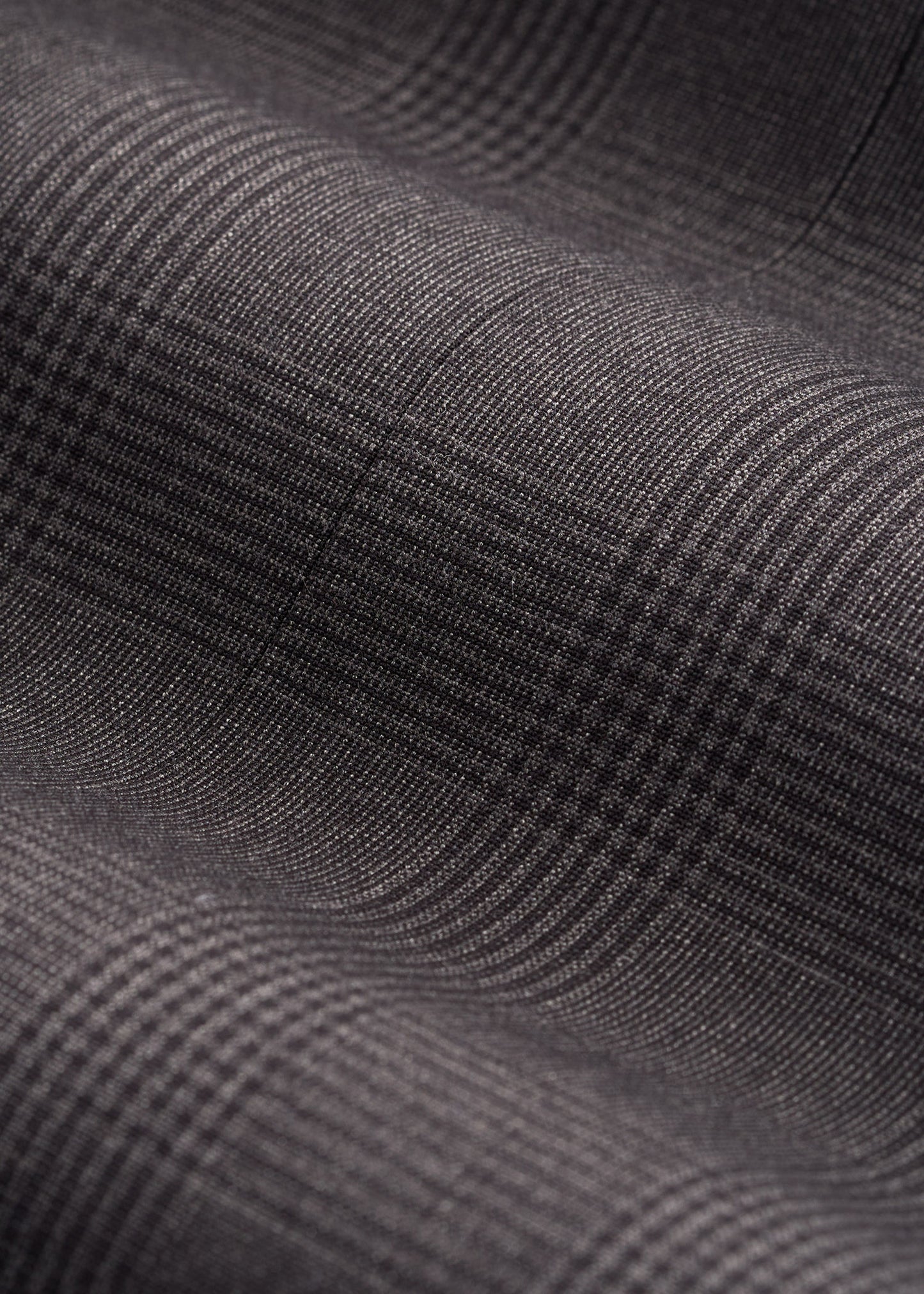 Suit Trousers for Tall Men in Charcoal Plaid