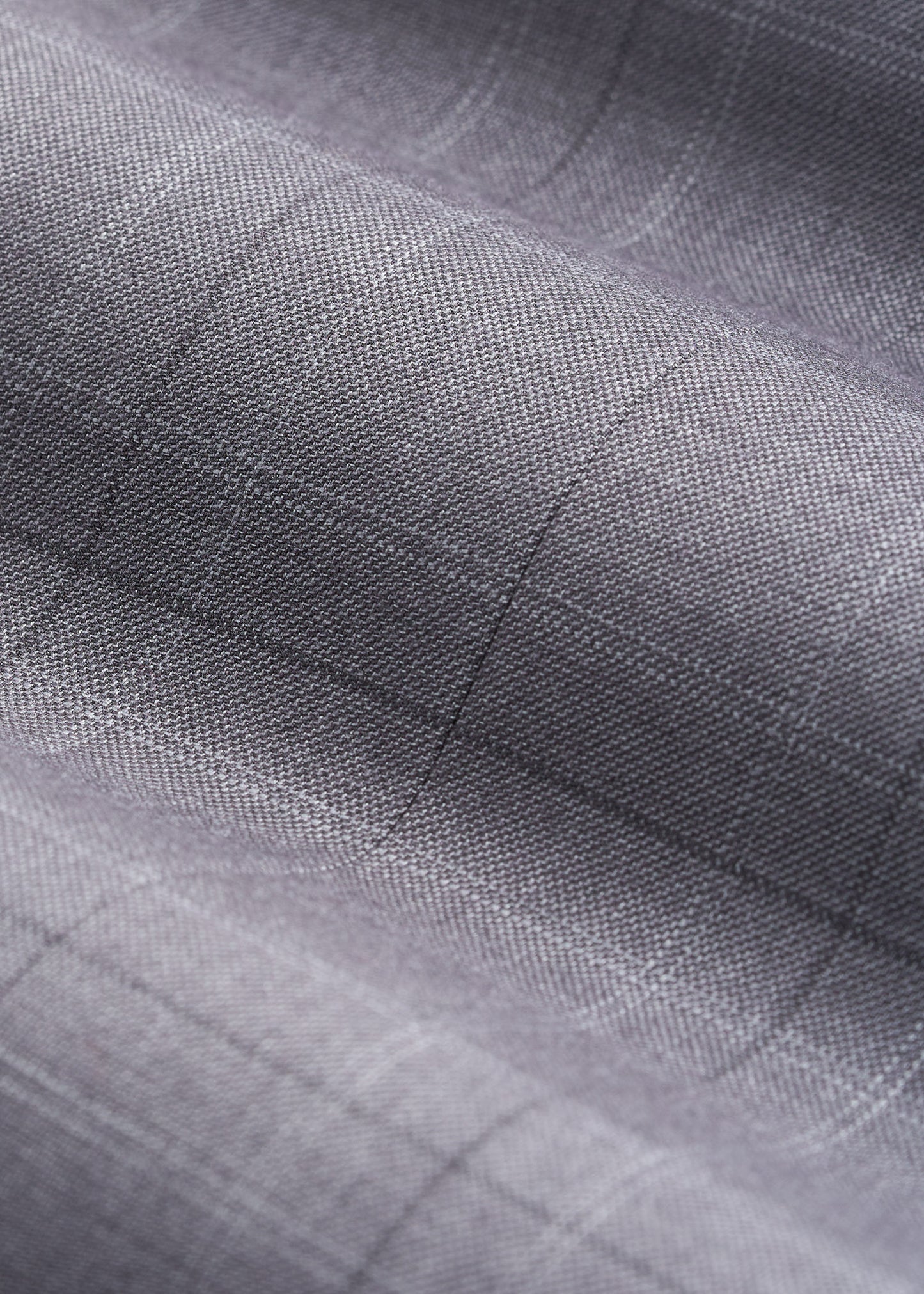 Suit Trousers for Tall Men in Light Grey Plaid