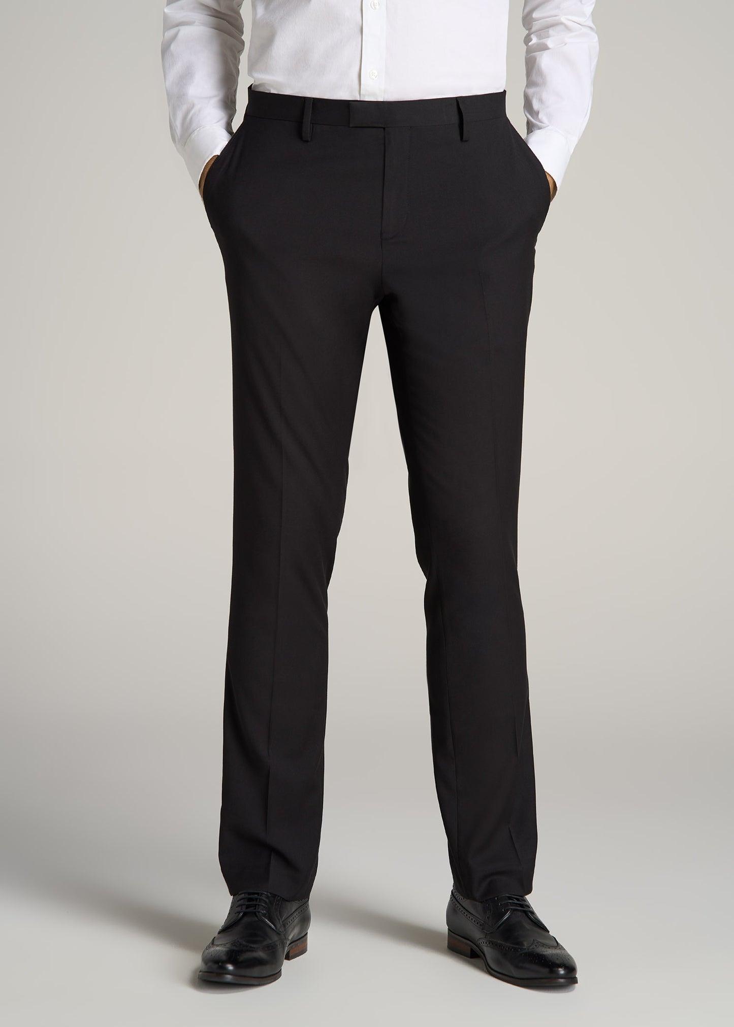 Suit Trousers for Tall Men in Black