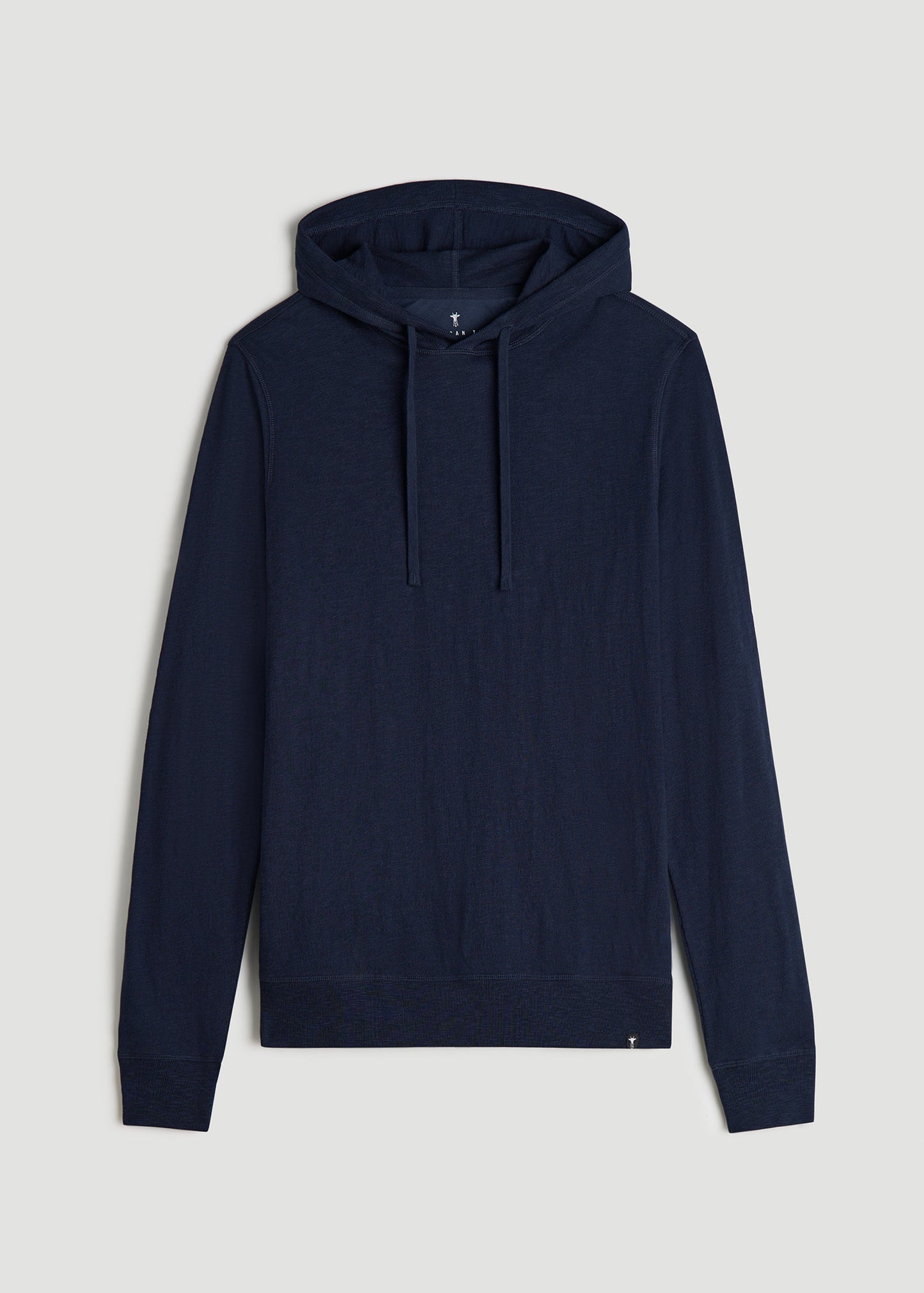 Sunwashed Slub Pullover Men's Tall Hoodie in Airy Blue