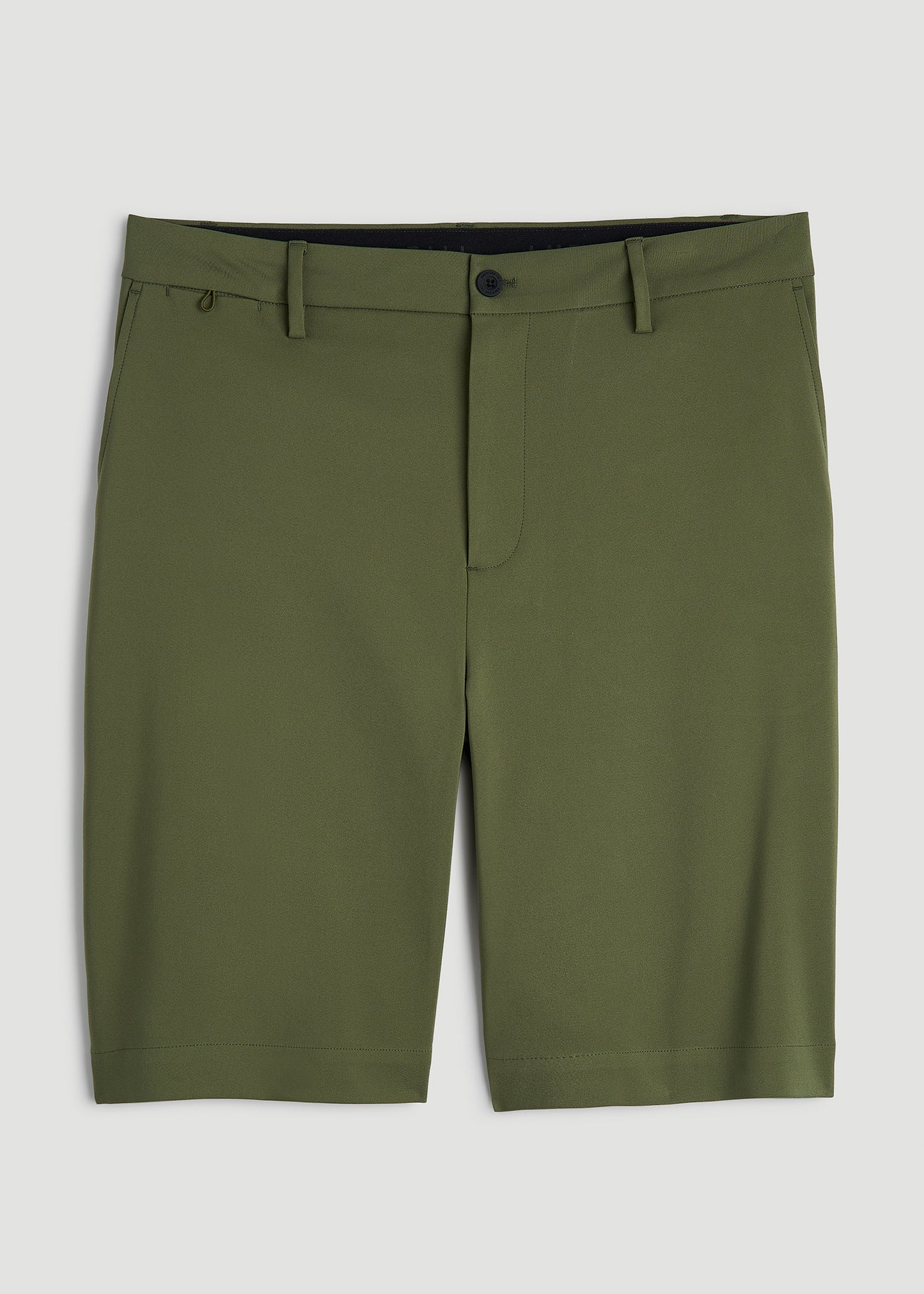 Tech Chino Shorts for Tall Men in Bright Olive