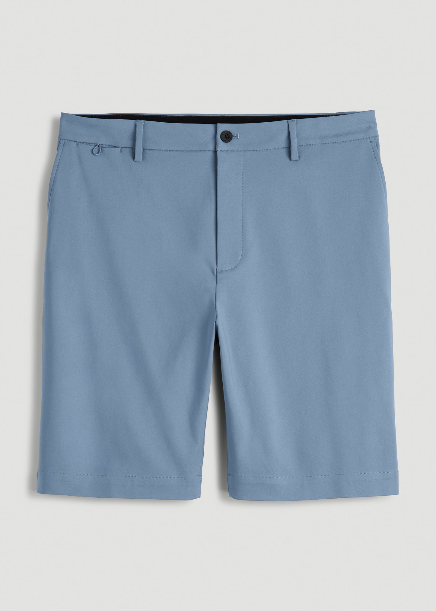 Tech Chino Shorts for Tall Men in Chambray