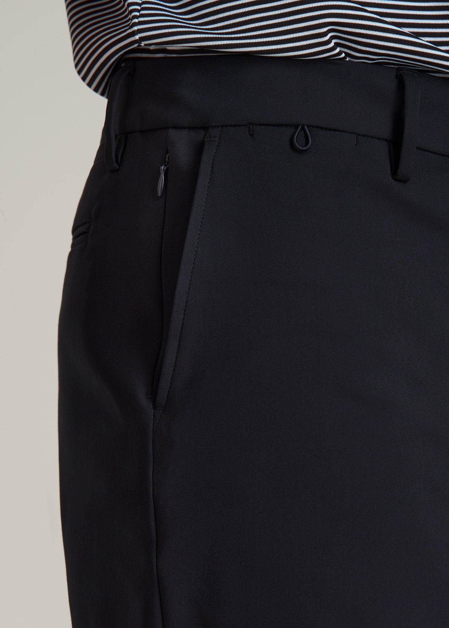 Tech Chino Shorts for Tall Men in Deep Navy