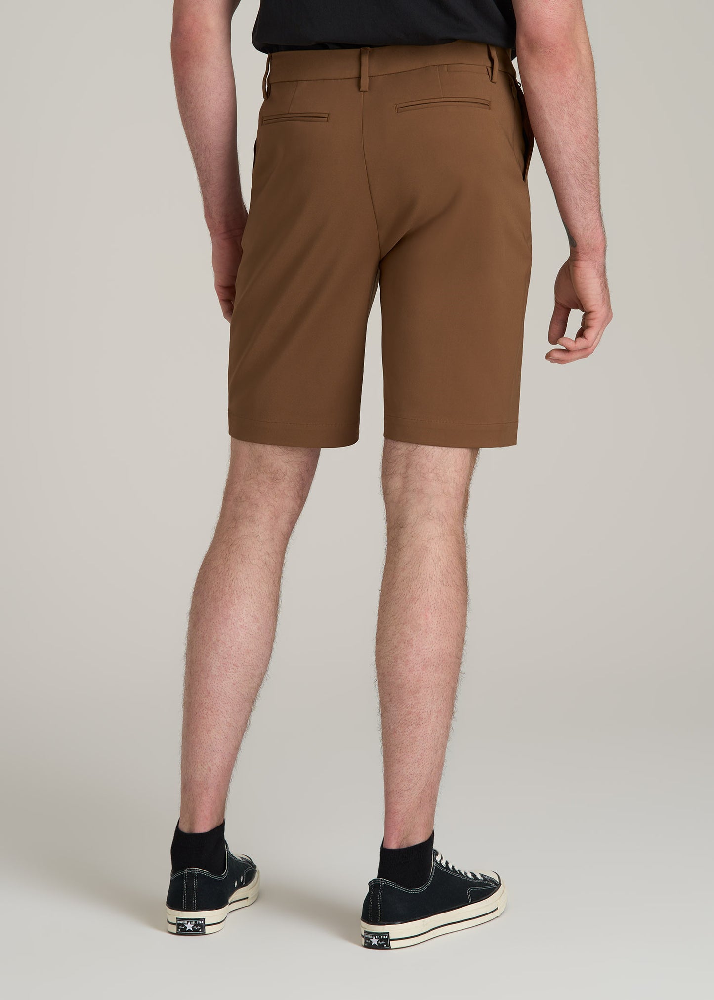 Tech Chino Shorts for Tall Men in Nutshell