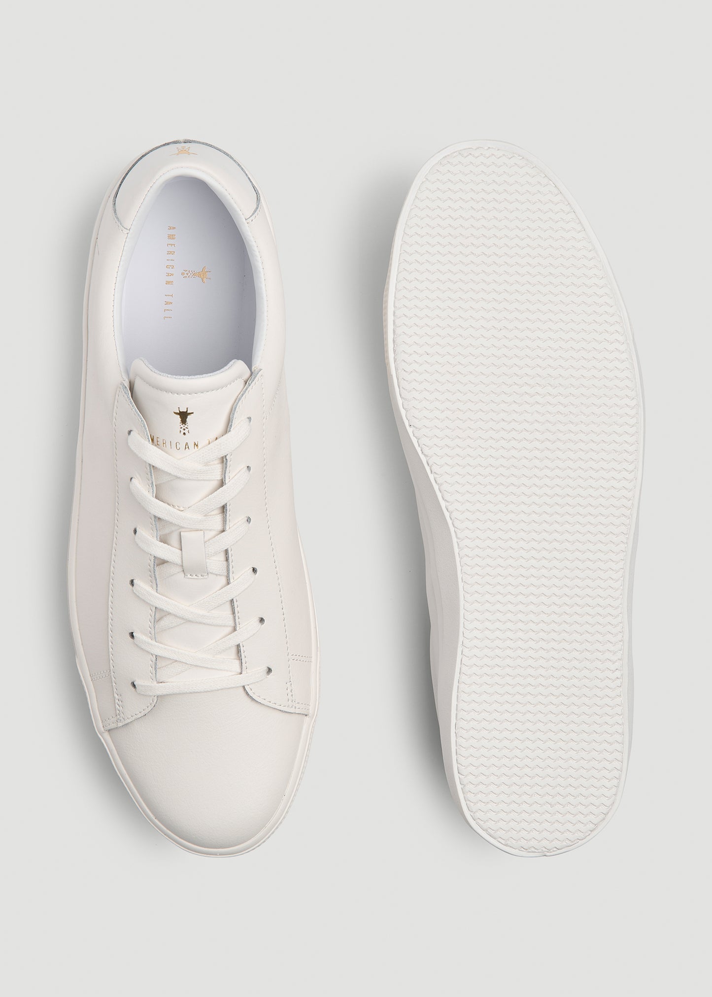 Tennis Sneaker for Tall Men in White