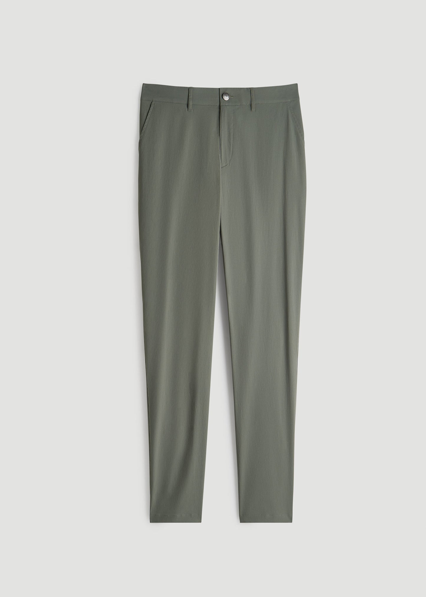 TAPERED FIT Traveler Chino Pants for Tall Men in Wreath Green