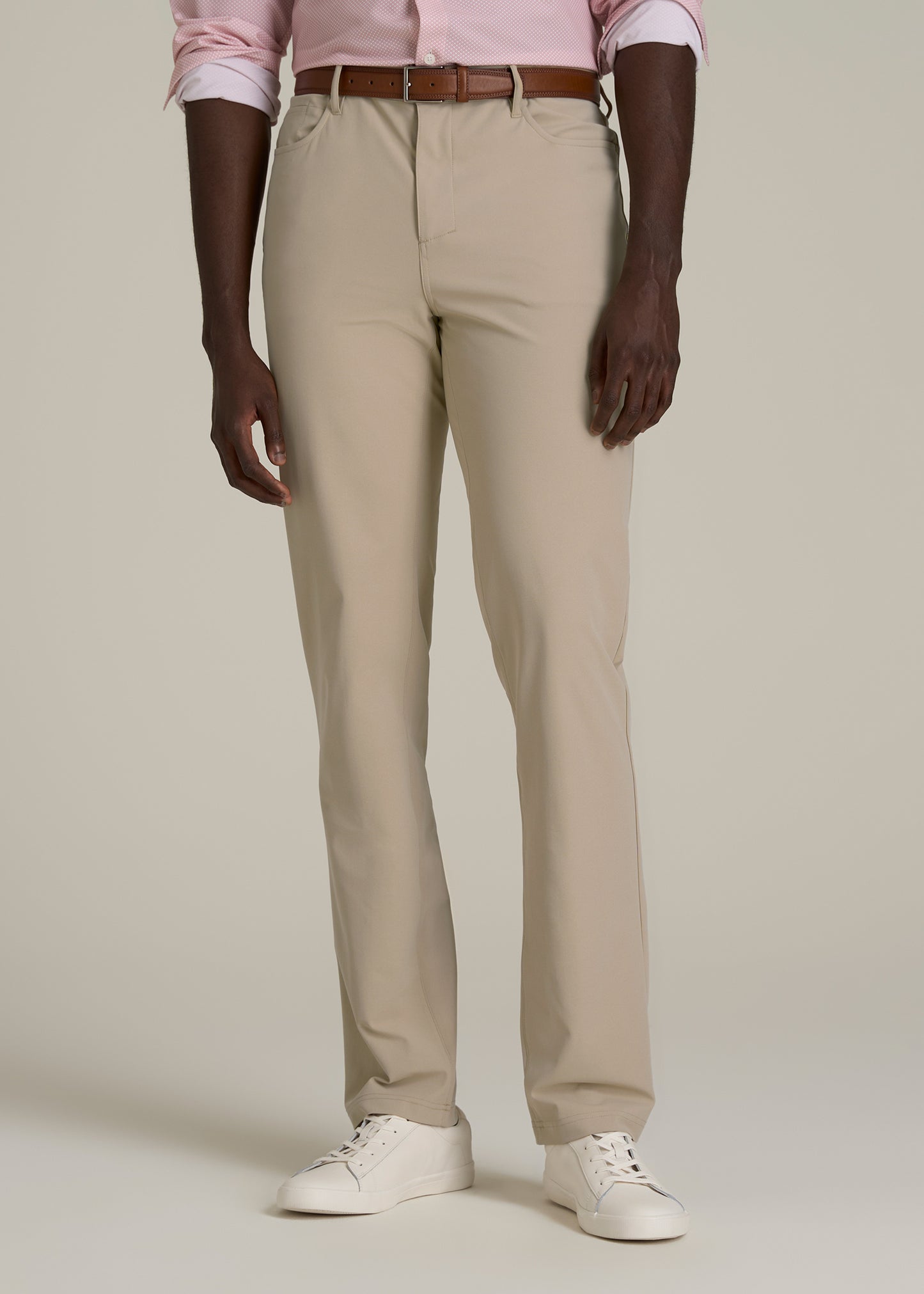 Traveler Pant 2.0 for Tall Men in Light Khaki