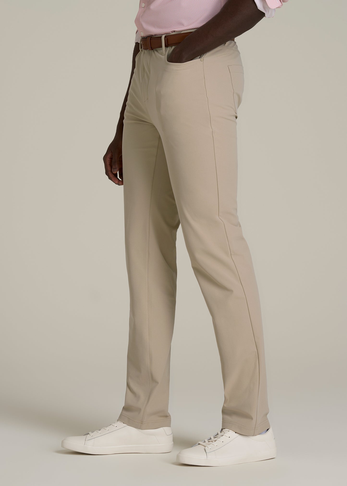 Traveler Pant 2.0 for Tall Men in Light Khaki