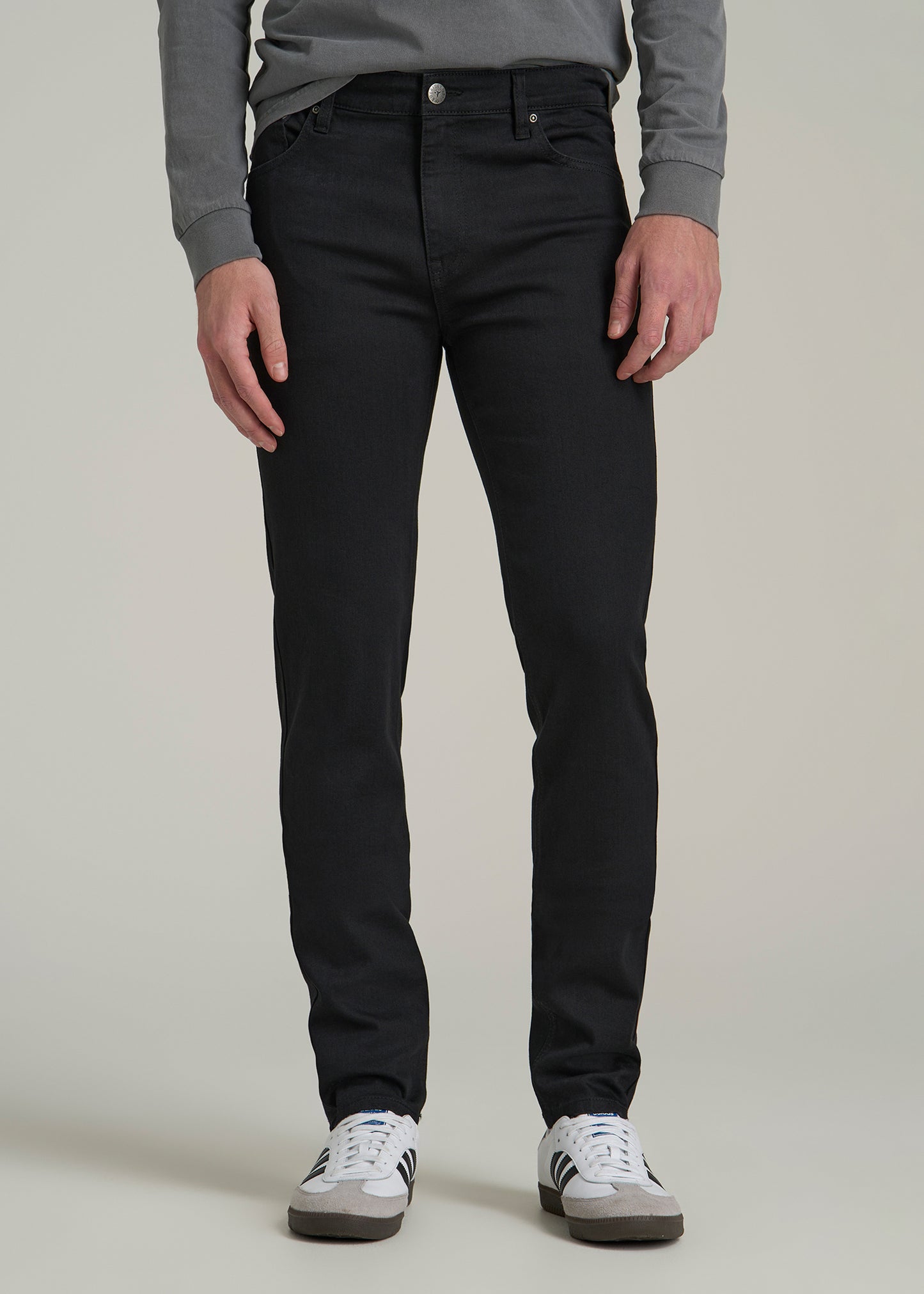 Travis SKINNY Jeans for Tall Men in Black