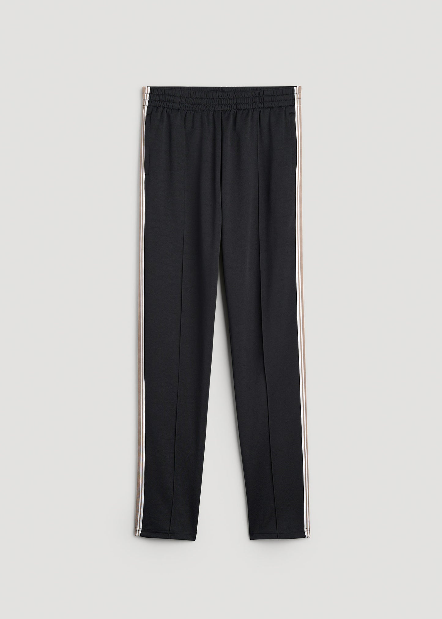 Tricot Track Pants for Tall Men in Black