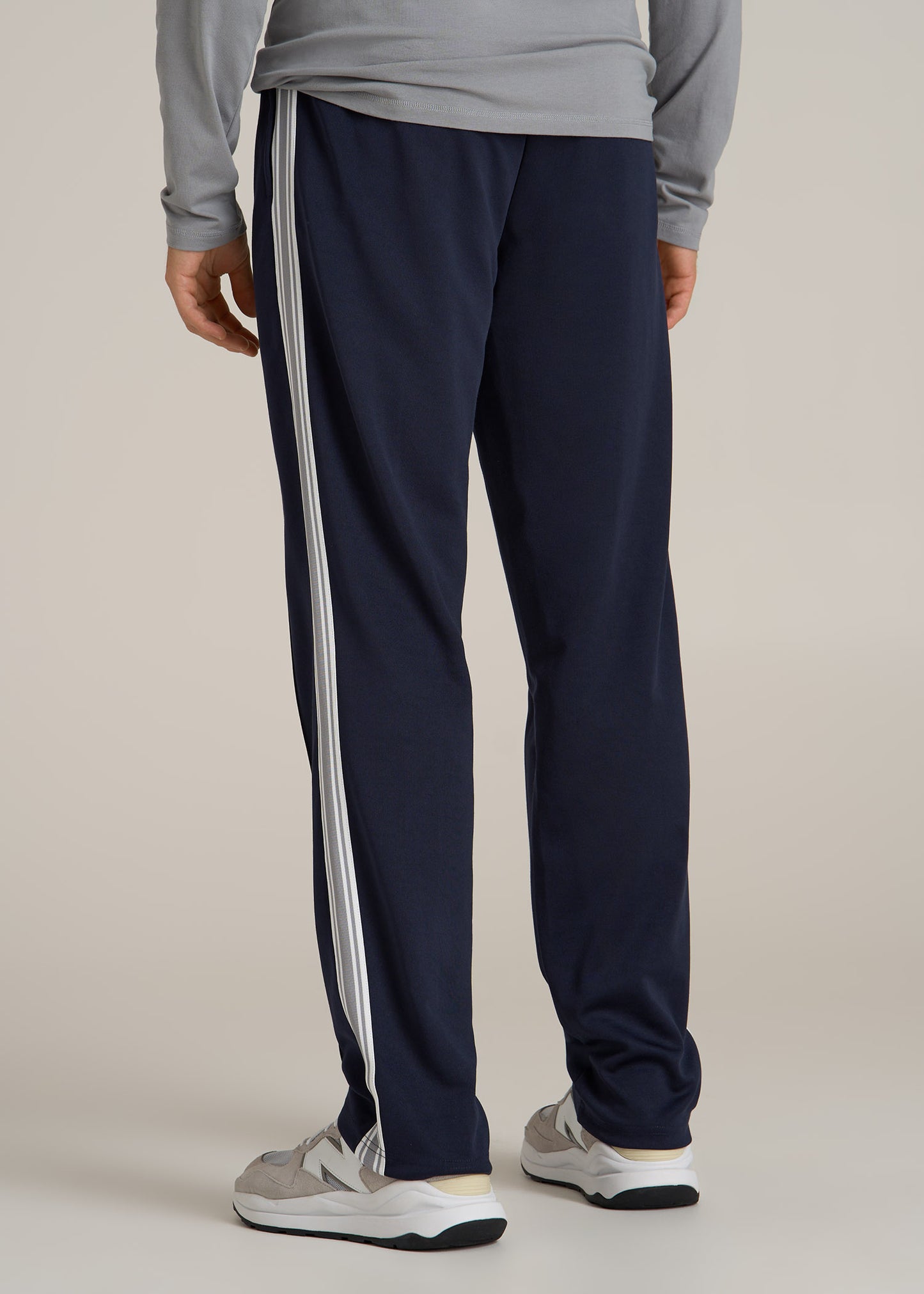 Tricot Track Pants for Tall Men in Evening Blue