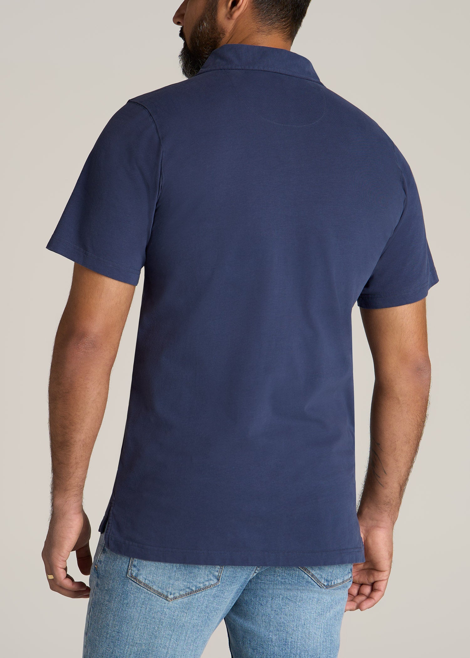 American-Tall-Men-Ultra-Soft-Short-Sleeve-Cotton-Polo-Vintage-Midnight-Navy-back