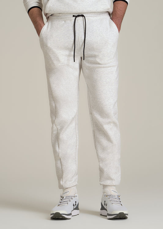 Tall Men's Utility Fleece Joggers in Heather Frost