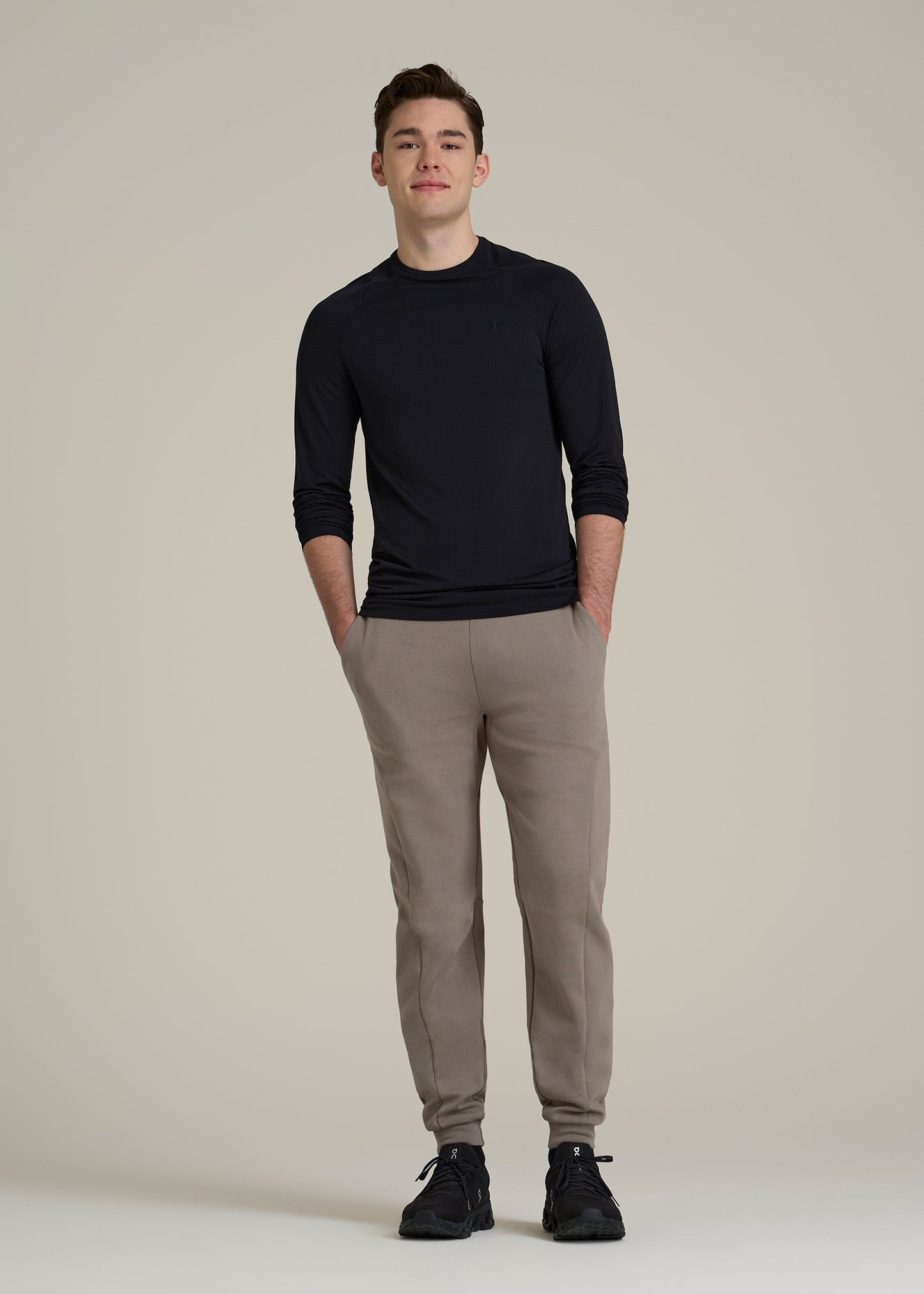 Tall Men's Utility Fleece Joggers in Portobello