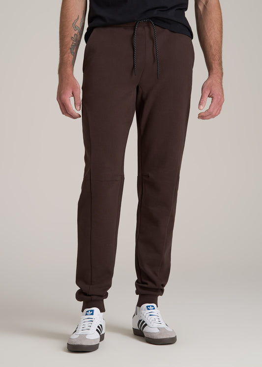 Tall Men's Utility Fleece Joggers in Espresso