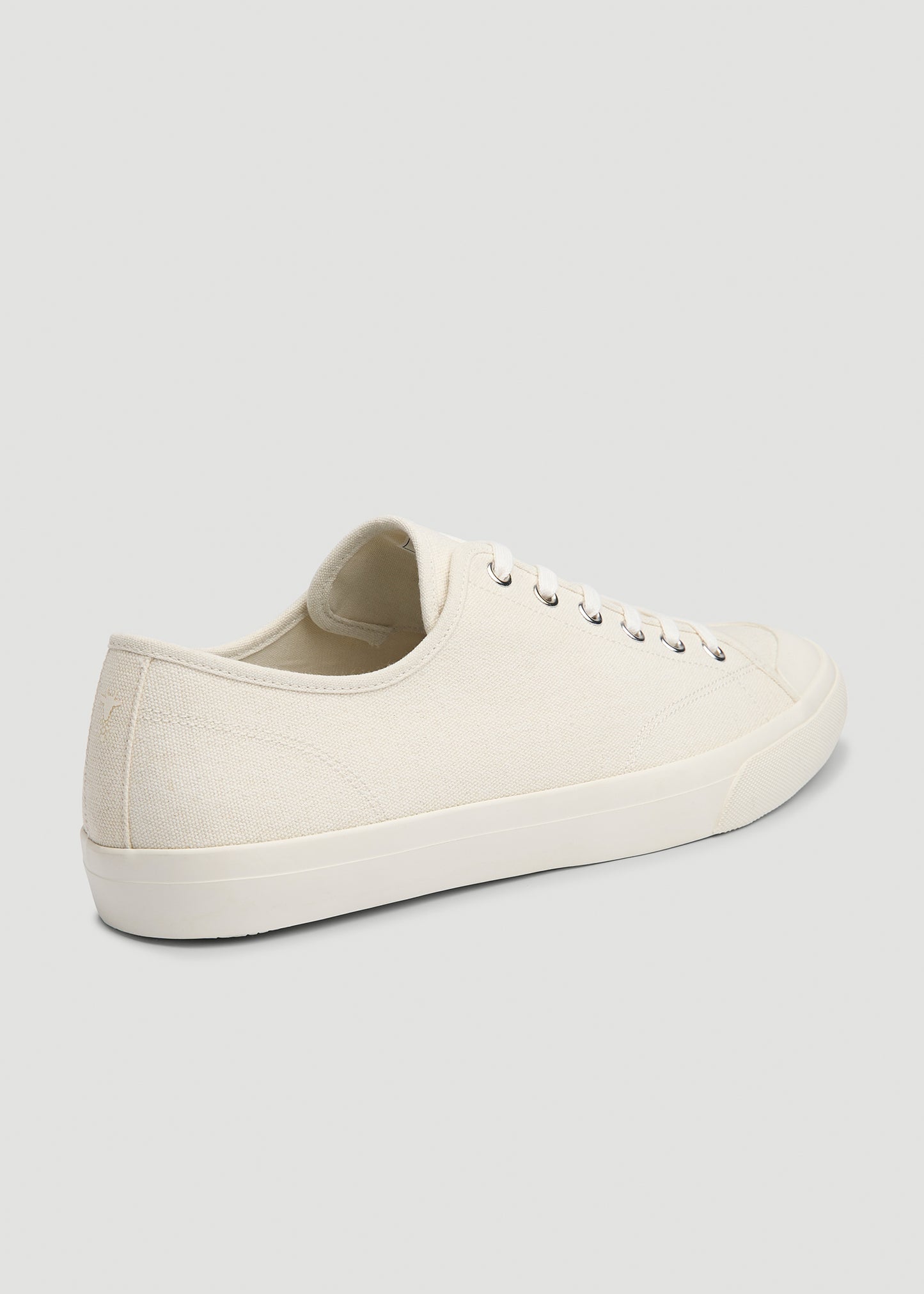 Vulcanized Sneaker for Tall Men in Ecru