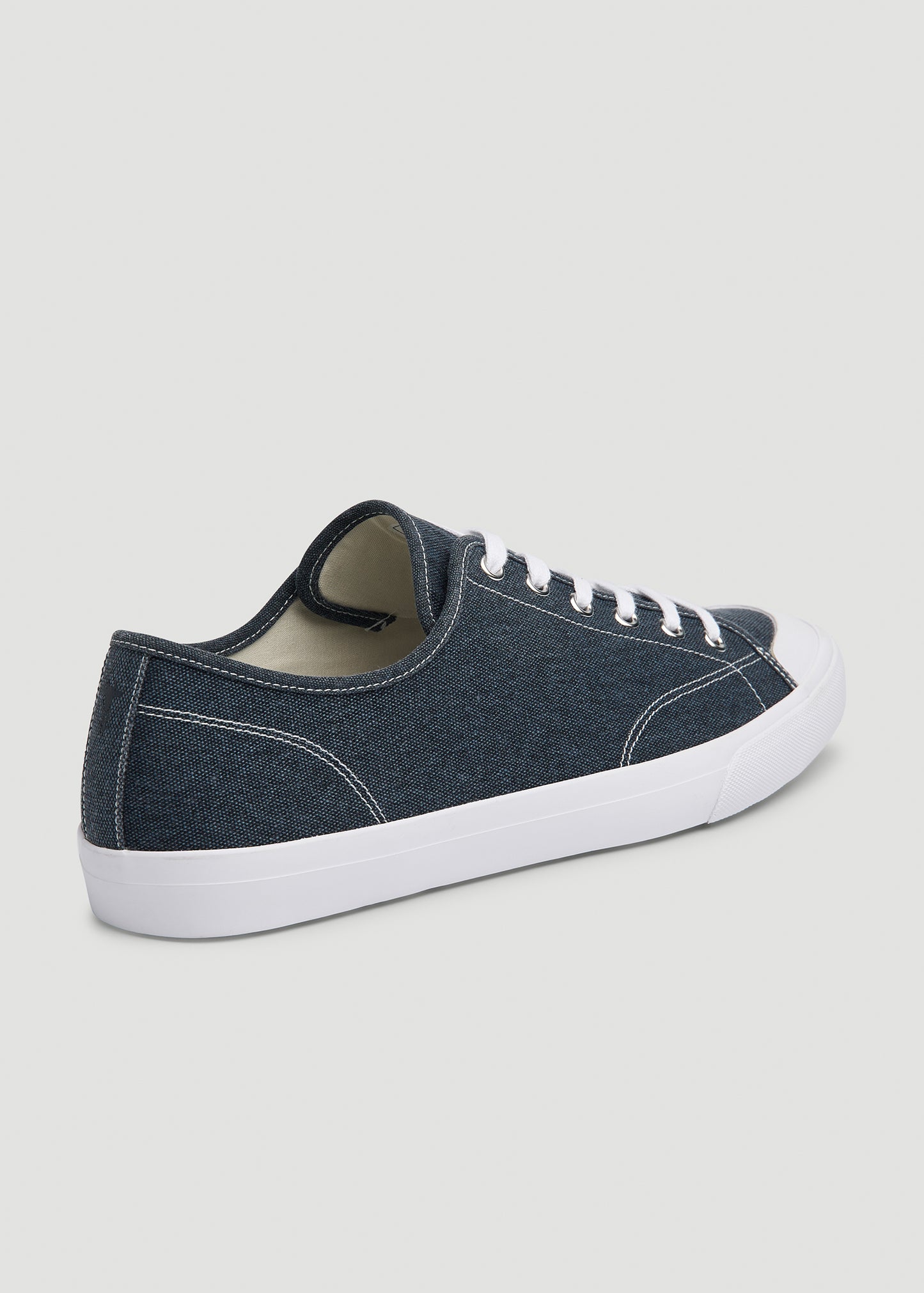 Vulcanized Sneaker for Tall Men in Navy Blue