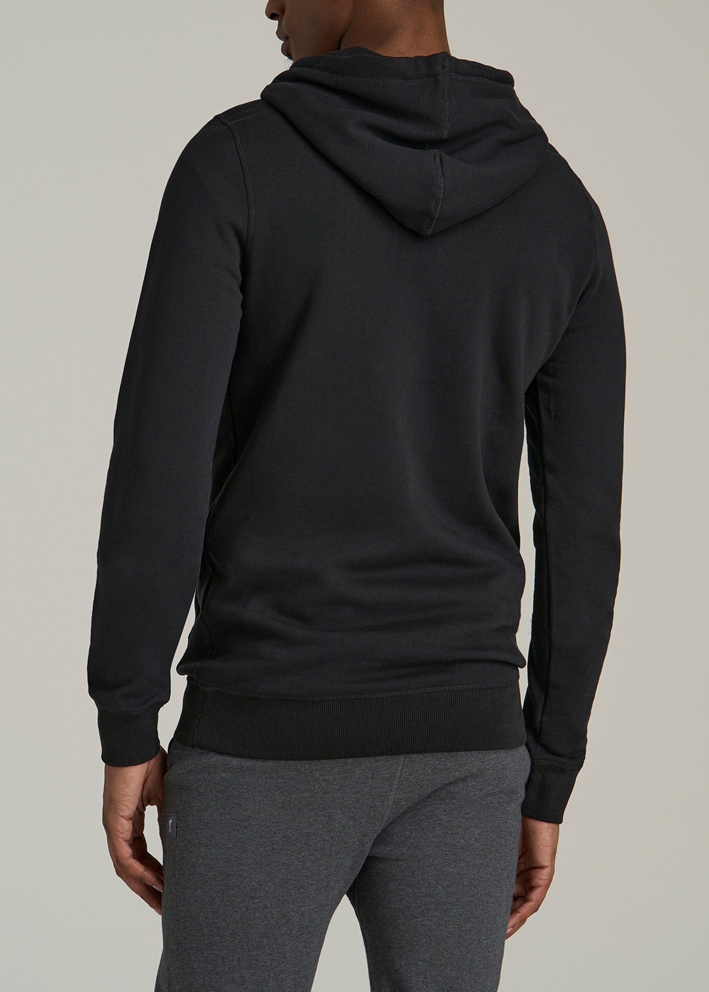 Wearever 2.0 Fleece Hoodie for Tall Men in Black