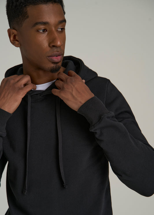 Wearever 2.0 Fleece Hoodie for Tall Men in Black